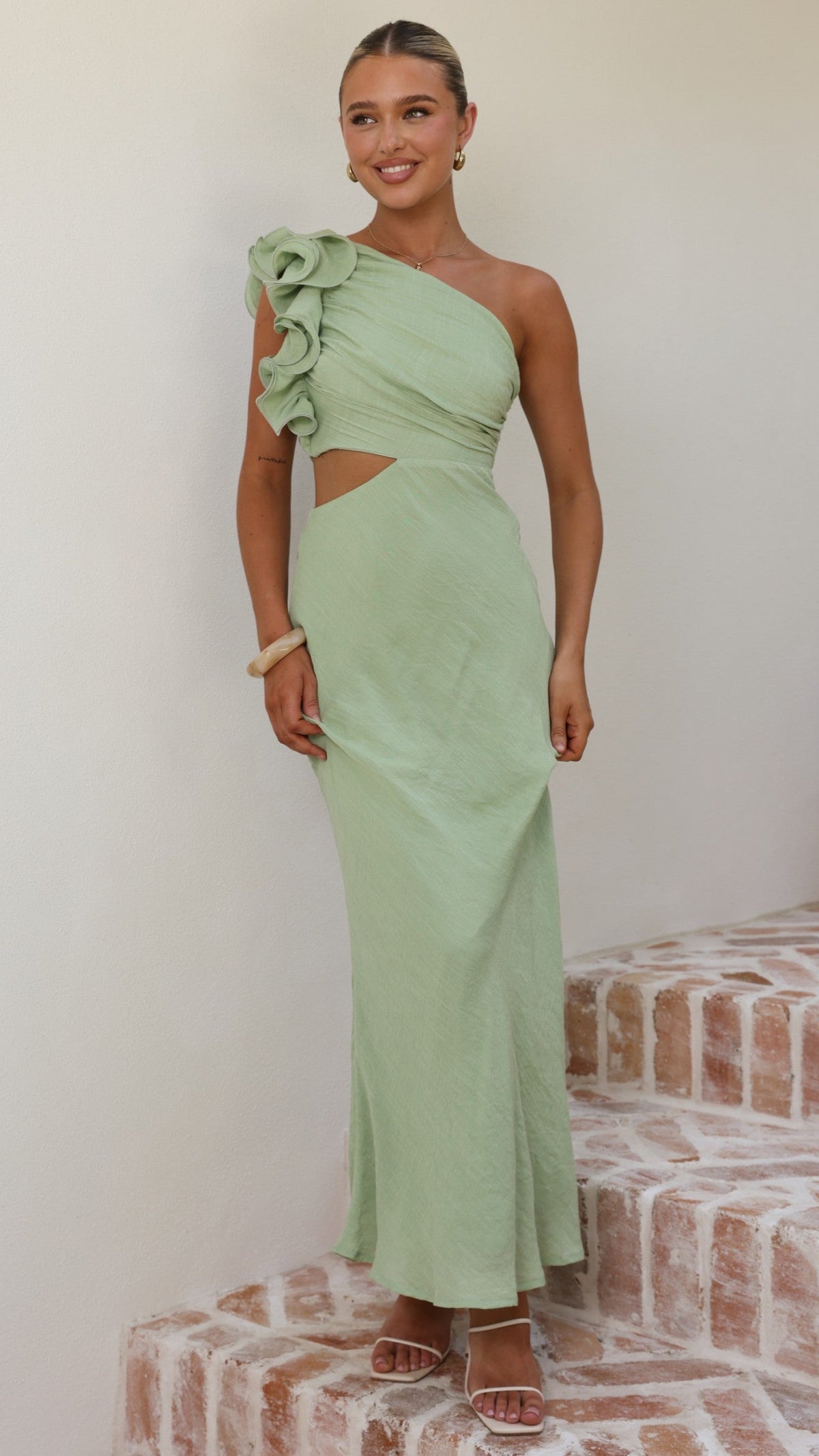 Amina Maxi Dress - Sage