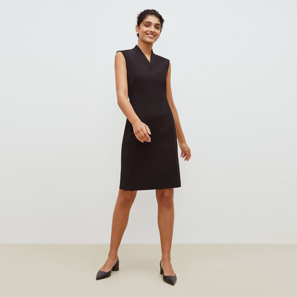 Aditi Dress - Recycled WonderTex :: Black