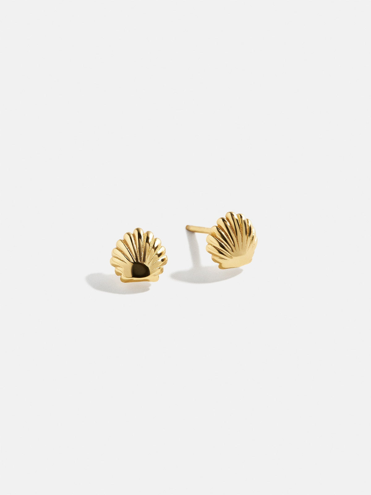 18K Gold Just For Fun Earrings - Seashell