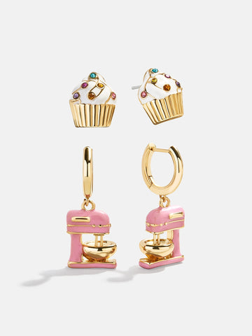 Baker's Choice Earring Set - Kitchen Mixer