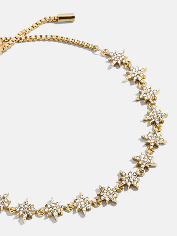 Venus Celestial Pull-Tie Bracelet - Gold/Pavé