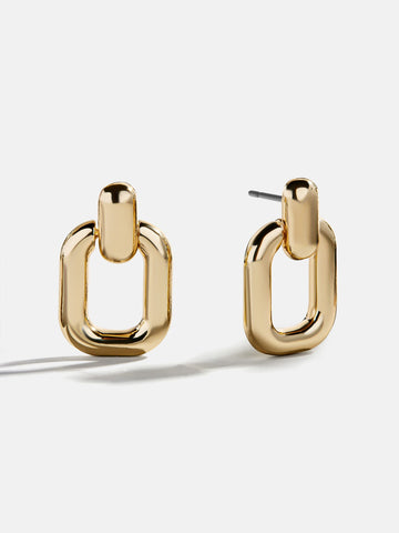 Rebecca Door Knocker Earrings - Gold