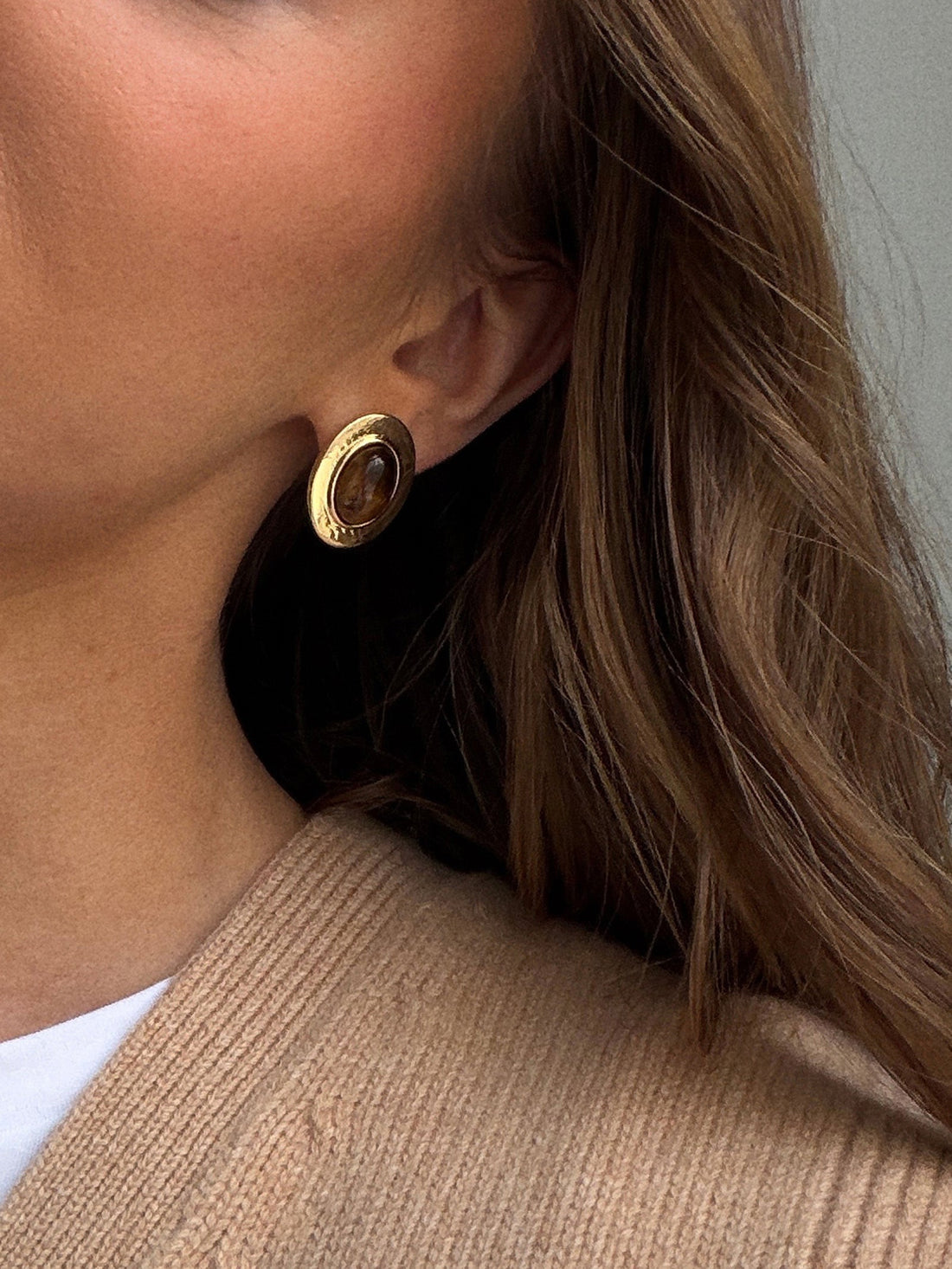 Samira Gold Stud Earrings - Samira Gold Stud Earrings