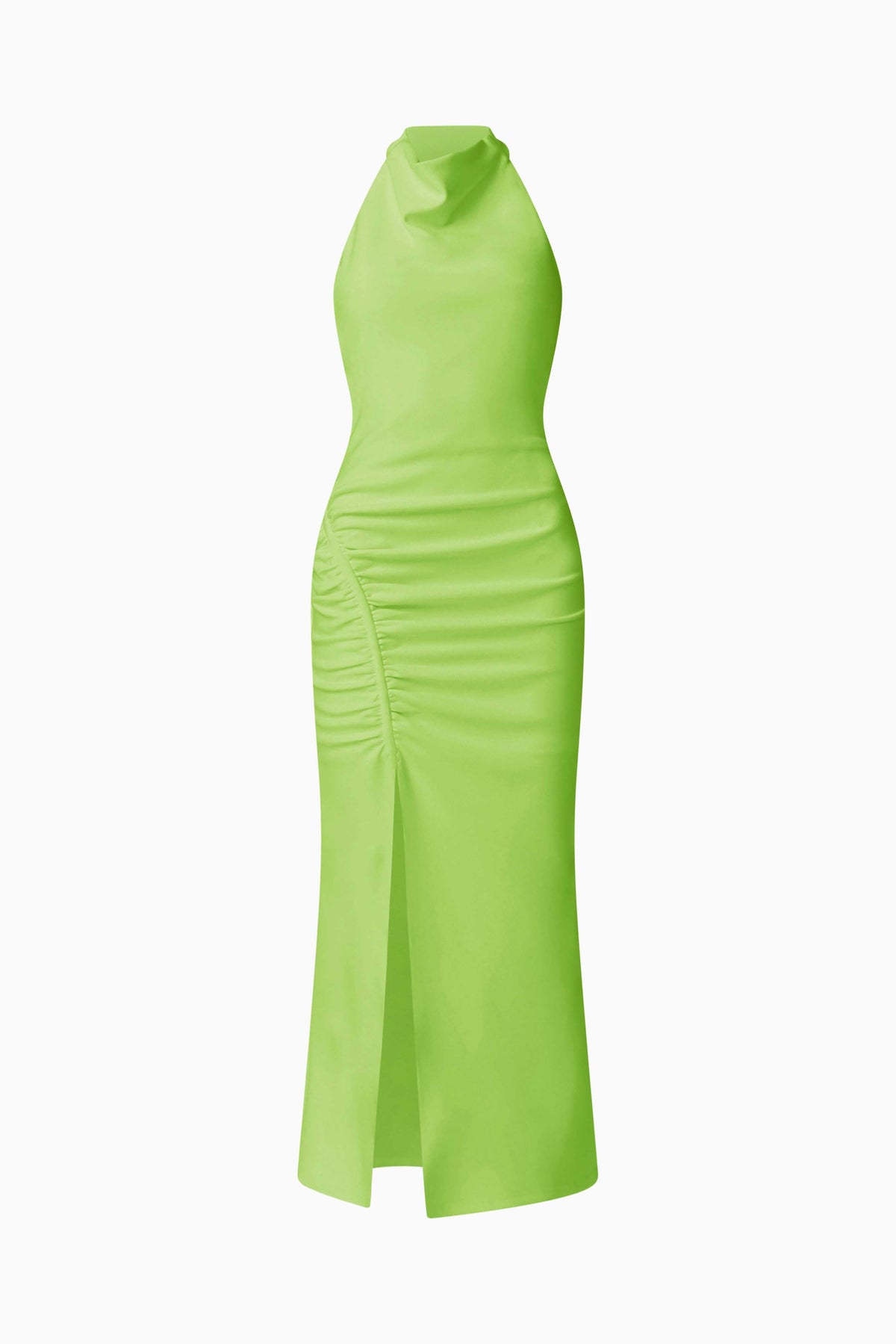 Nerissa Cowl Neck Maxi Dress in Green