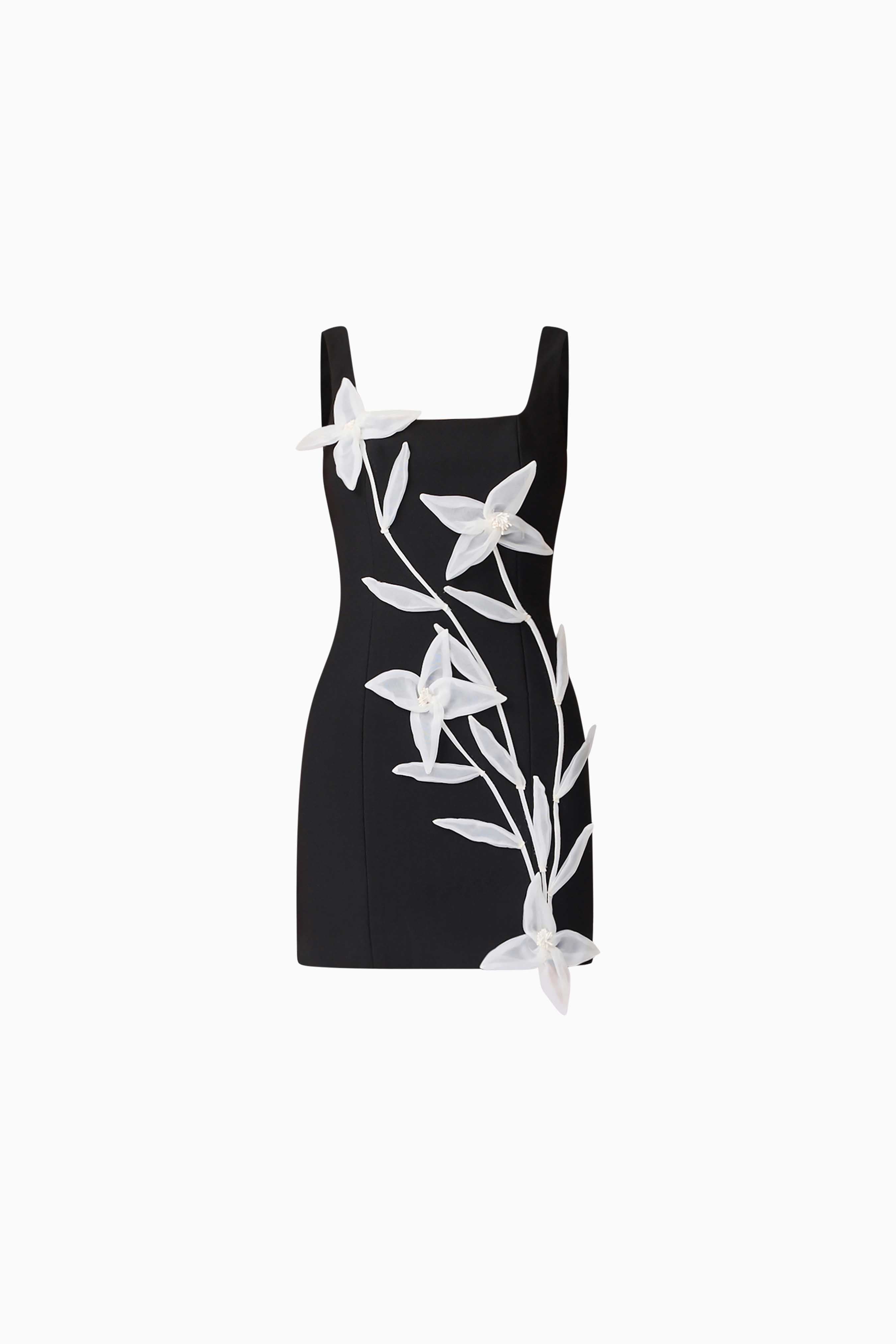 Ilaria Party Mini Dress in Black