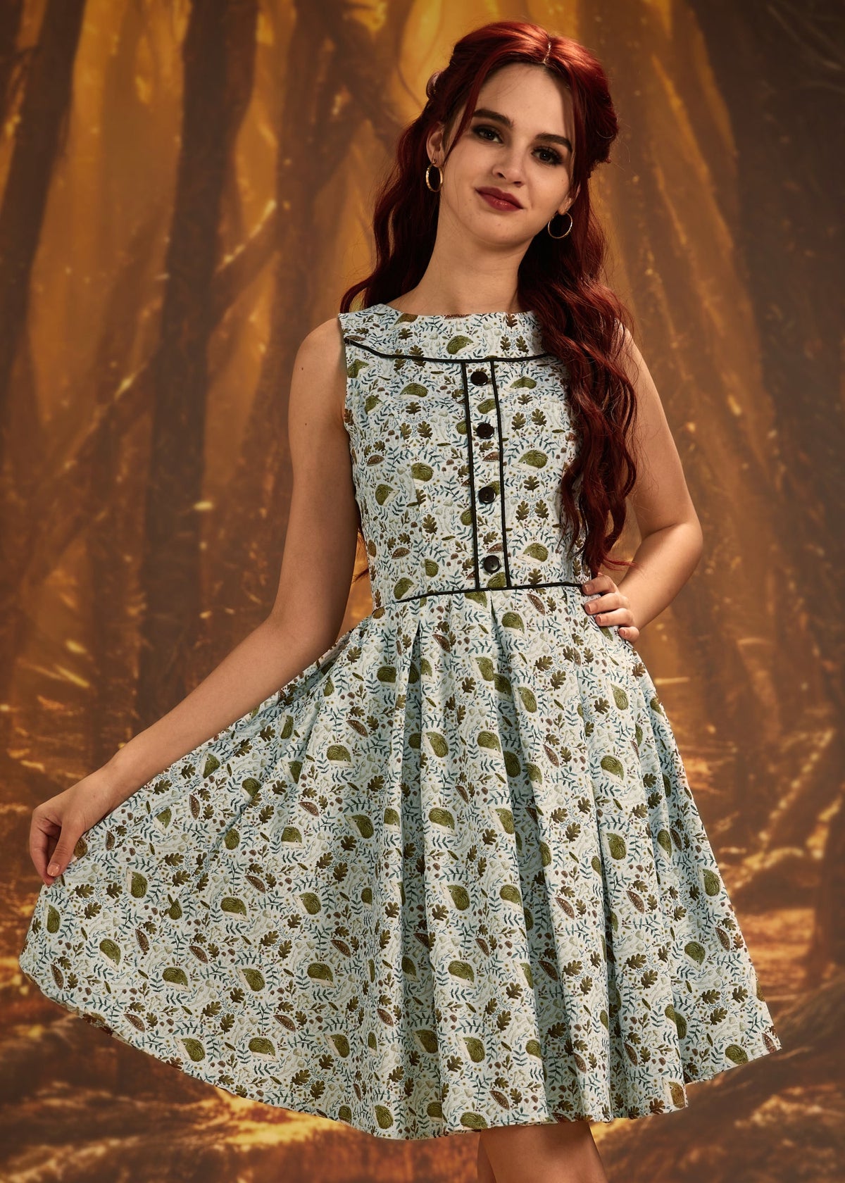 Elizabeth Dress in Hedgehogs