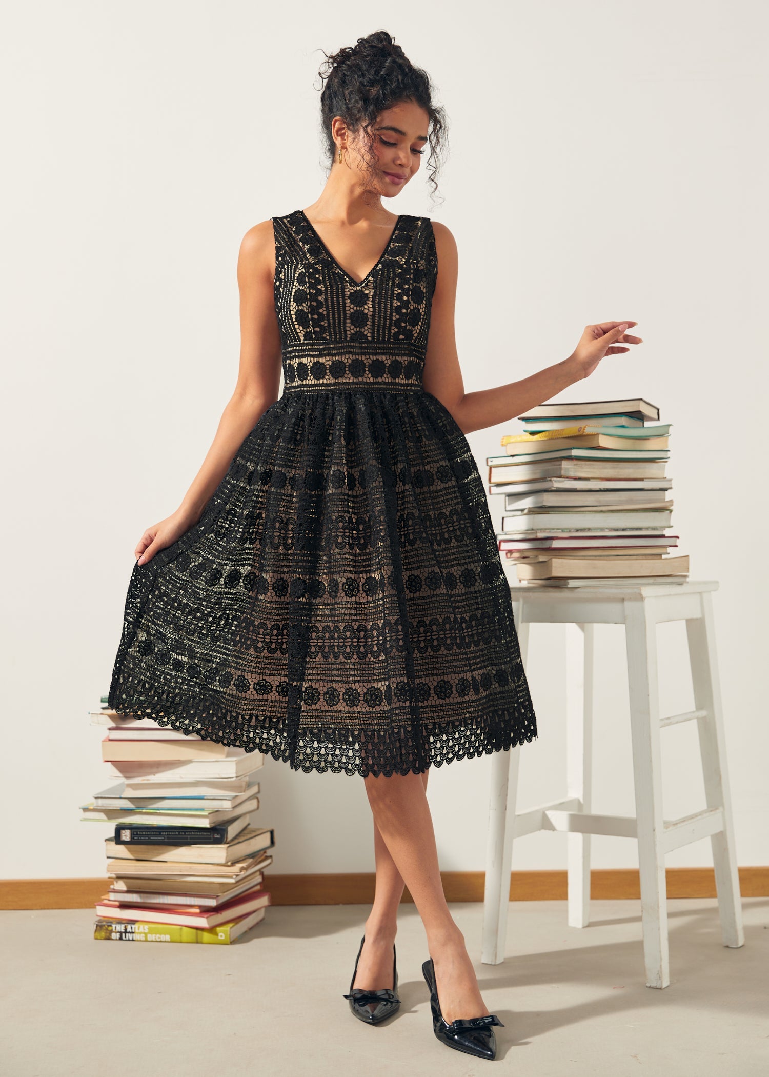 The Vivienne V-Neck Dress