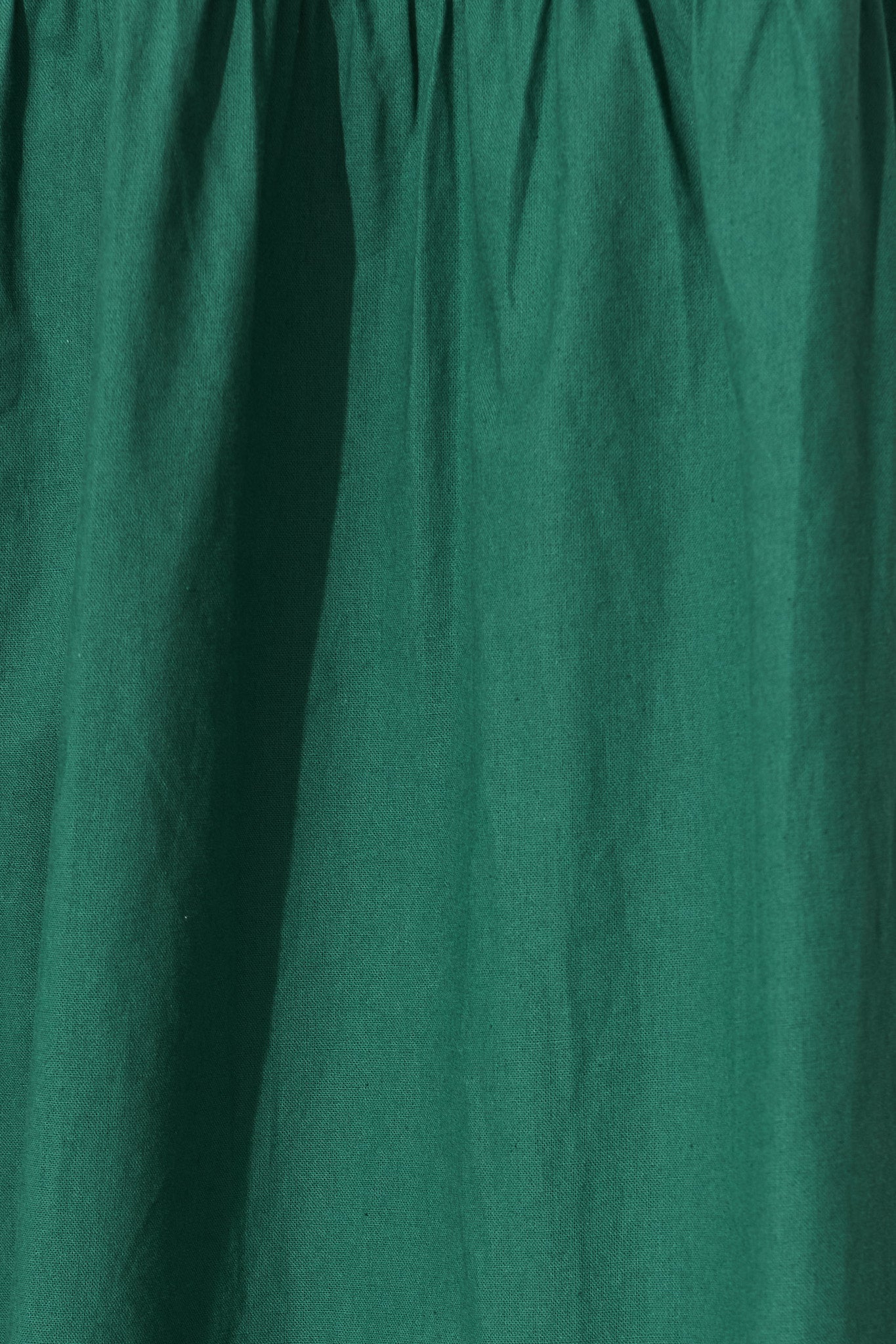Amalie Midi Dress In Green Cotton