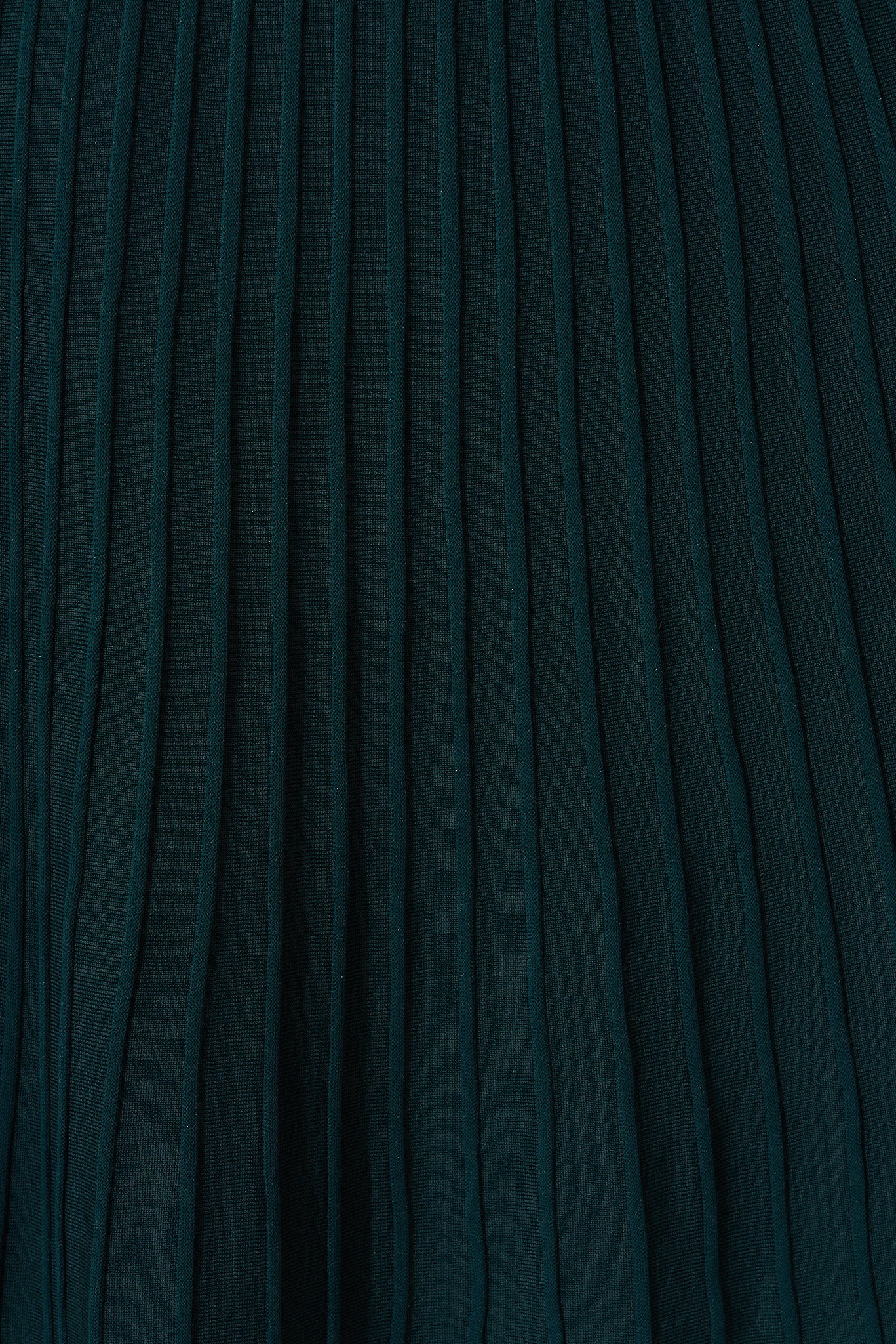 Albi Midi Knit Dress In Emerald Cotton Blend