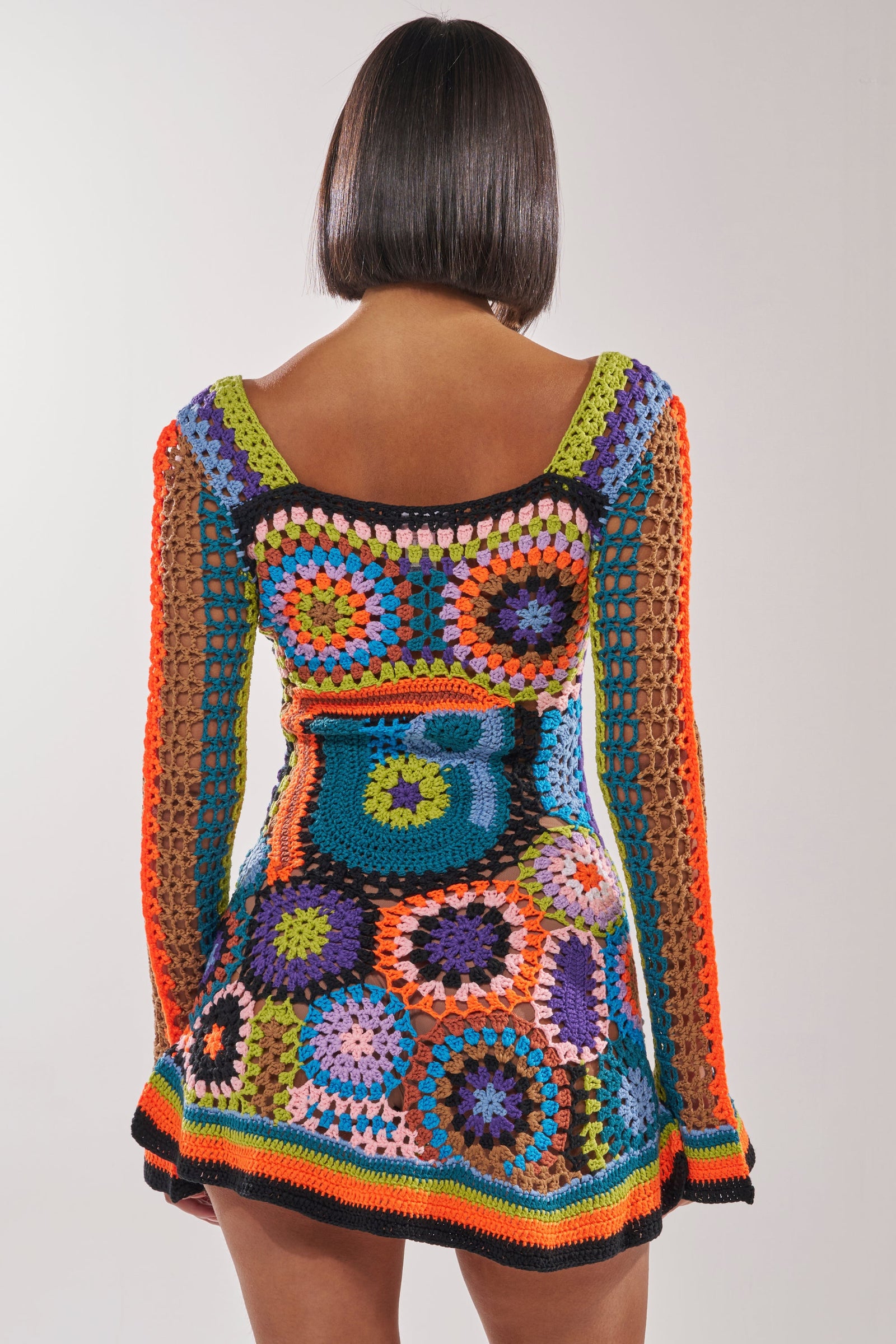 PARADISE FOUND KNIT MINI DRESS