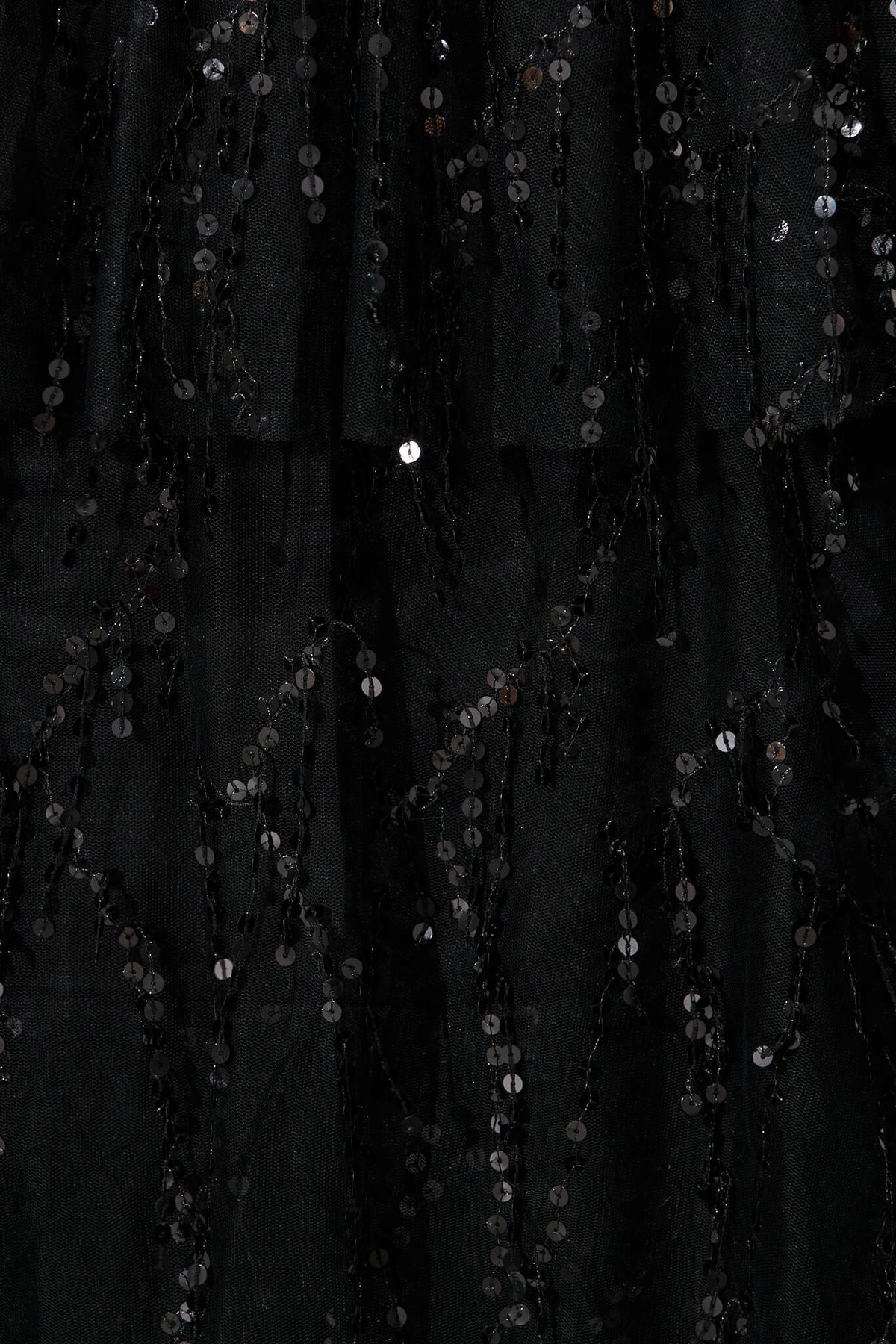 Catalina Midi Dress In Black Sequin