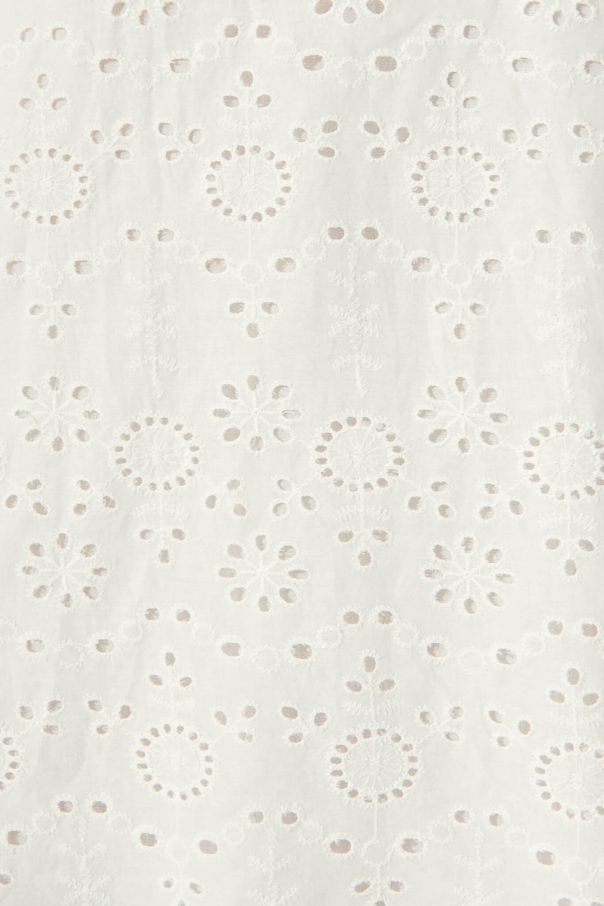 Ashlynn Dress in White Broderie Cotton