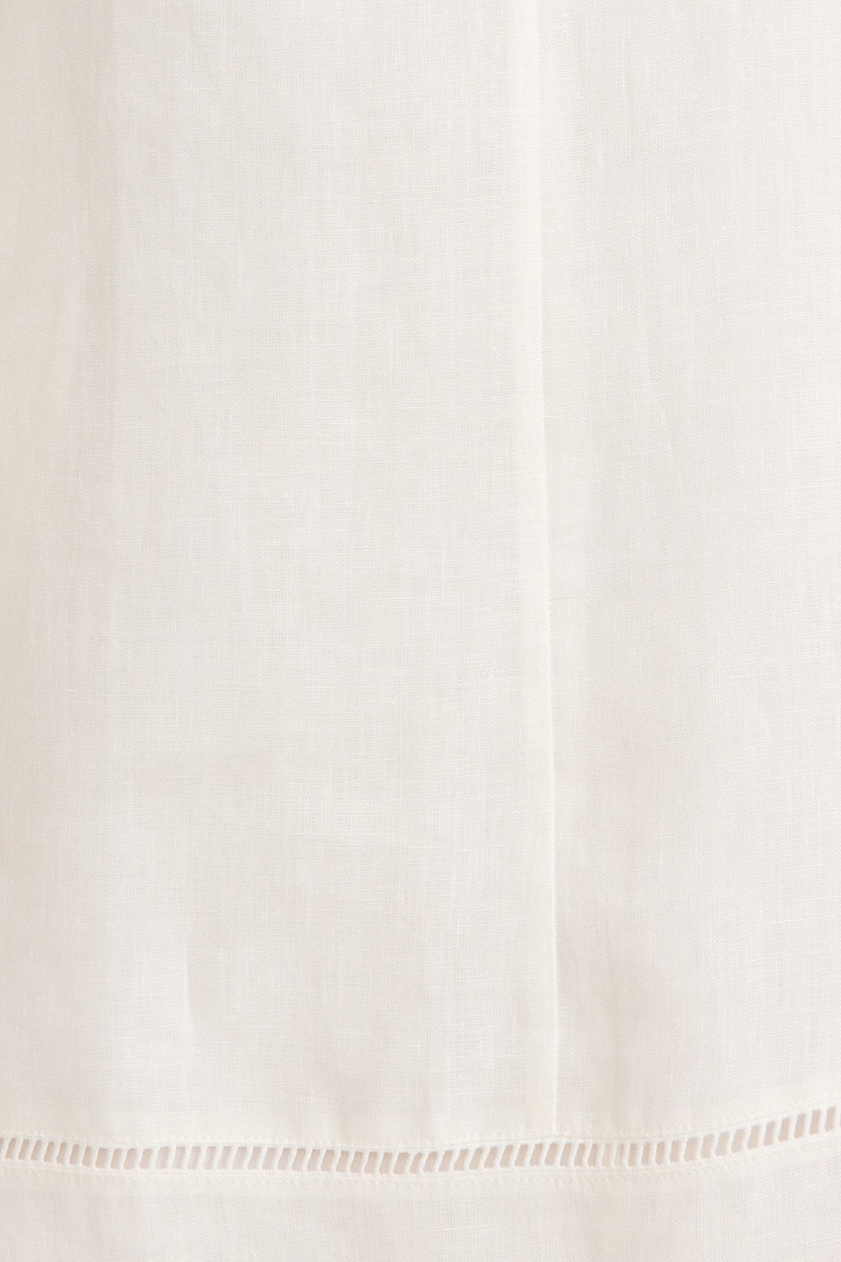 Breeze Flow Dress in White Linen