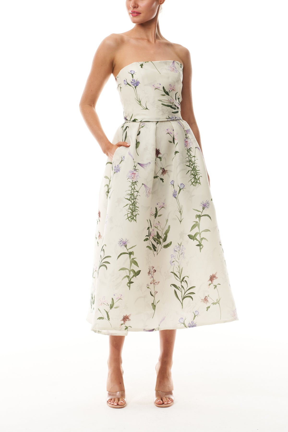 Floral Printed Tea Dress