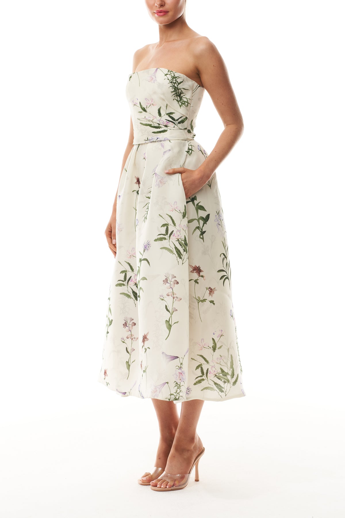 Floral Printed Tea Dress