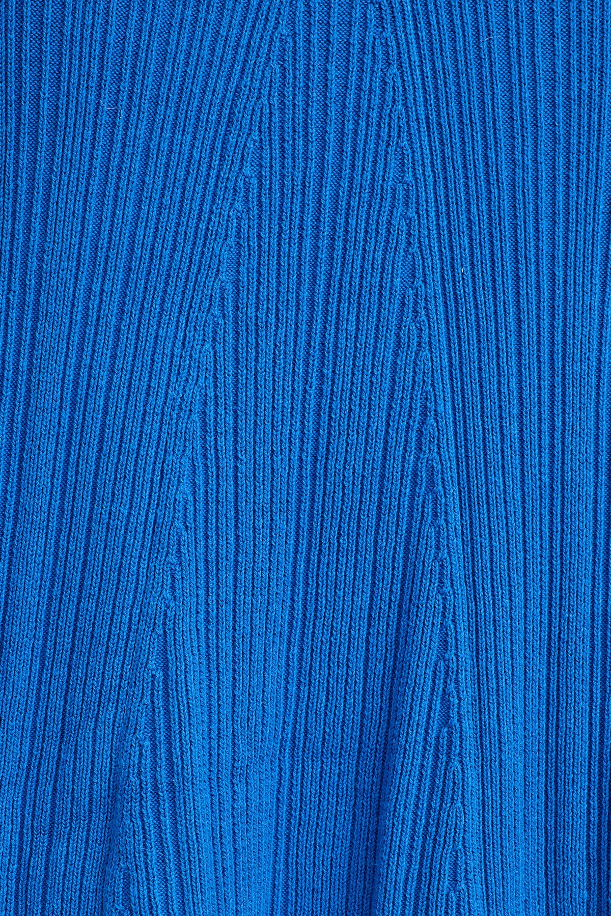 Armina Midi Knit Dress in Cerulean Blue Cotton