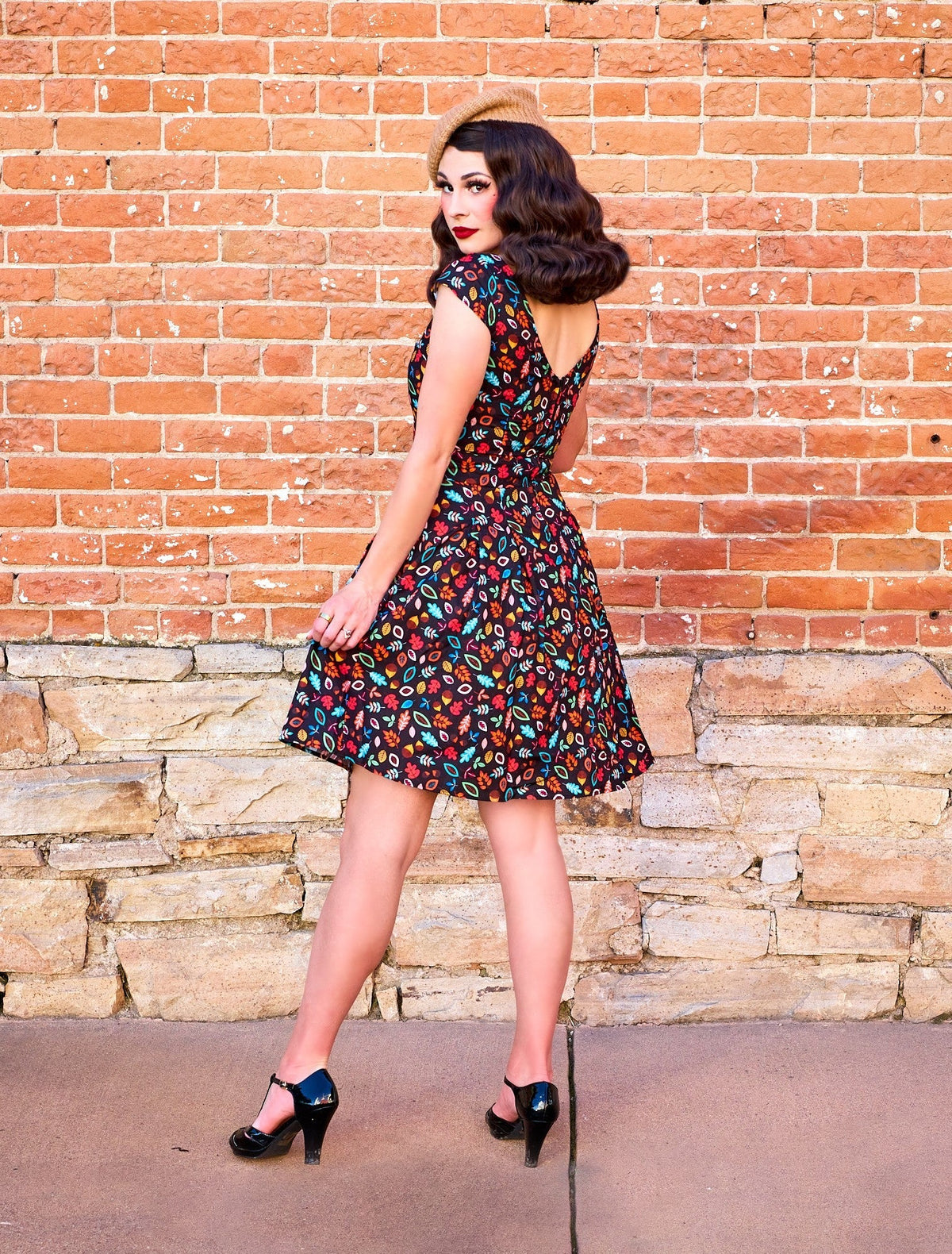 Leaves & Acorns Margaret Dress