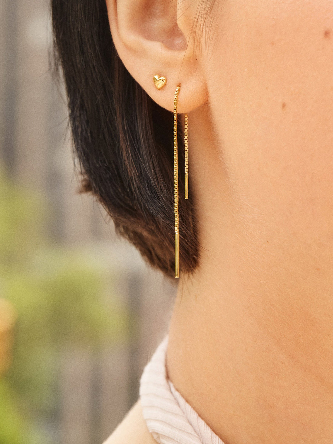 Adrianna 18K Gold Earrings - Heart