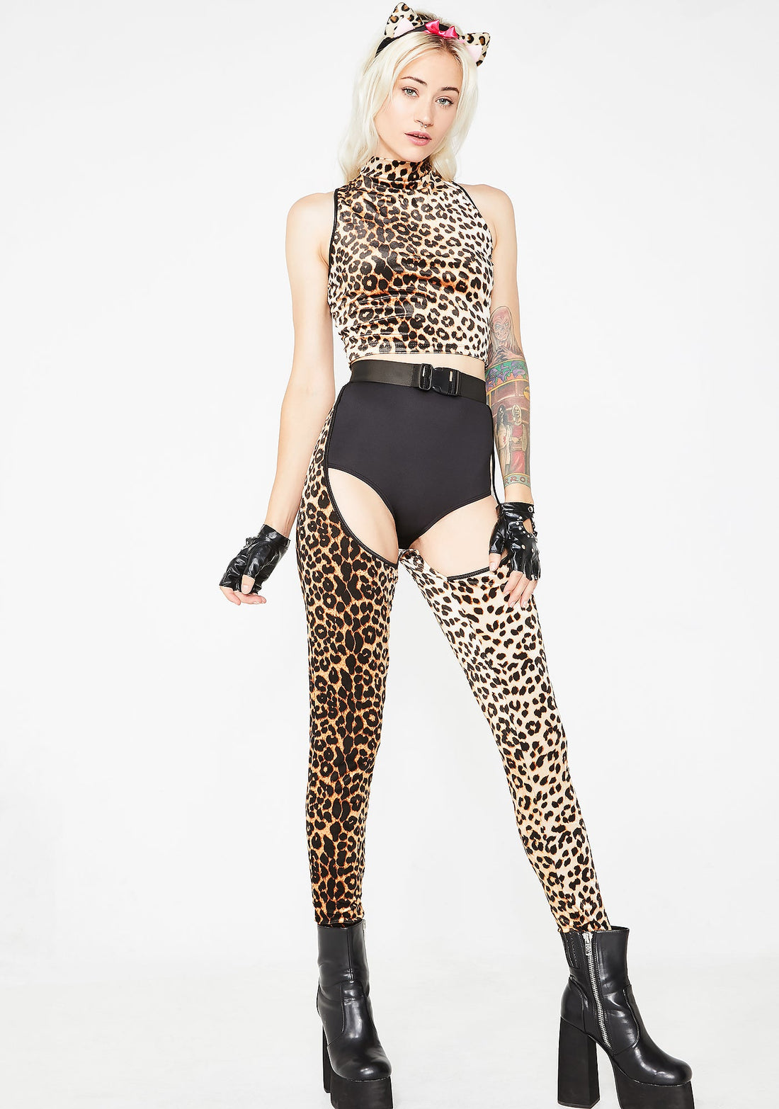 Top Cat Leopard Costume Set