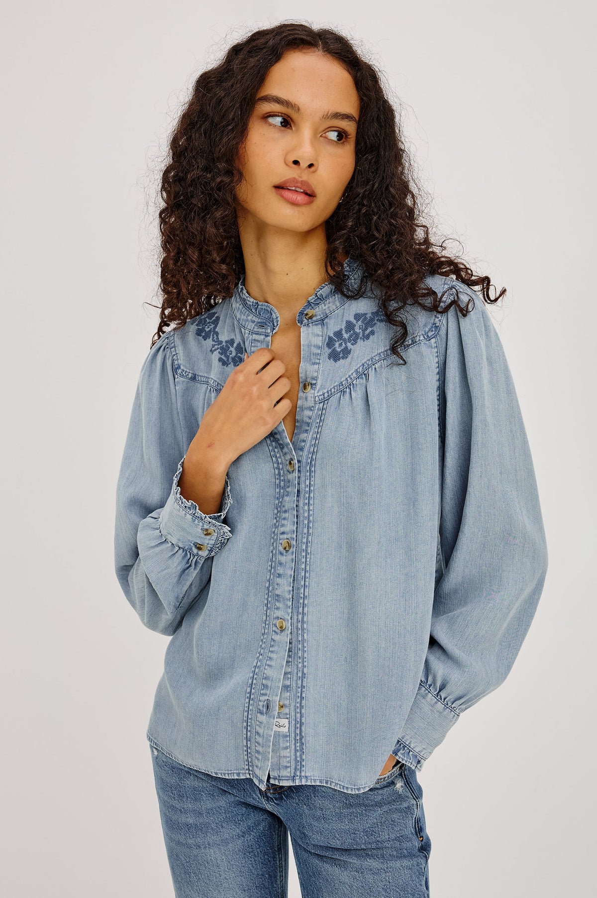 Alanna Shirt - Medium Cloud Wash