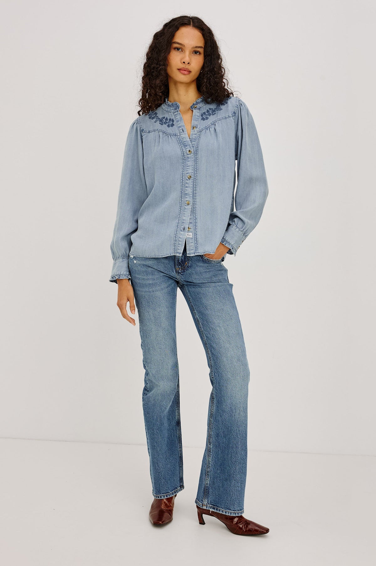 Alanna Shirt - Medium Cloud Wash