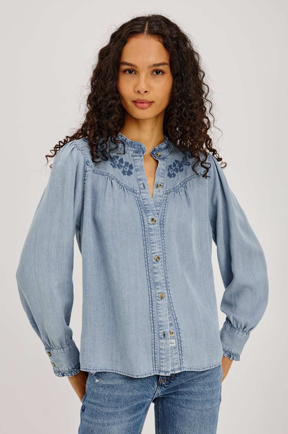 Alanna Shirt - Medium Cloud Wash