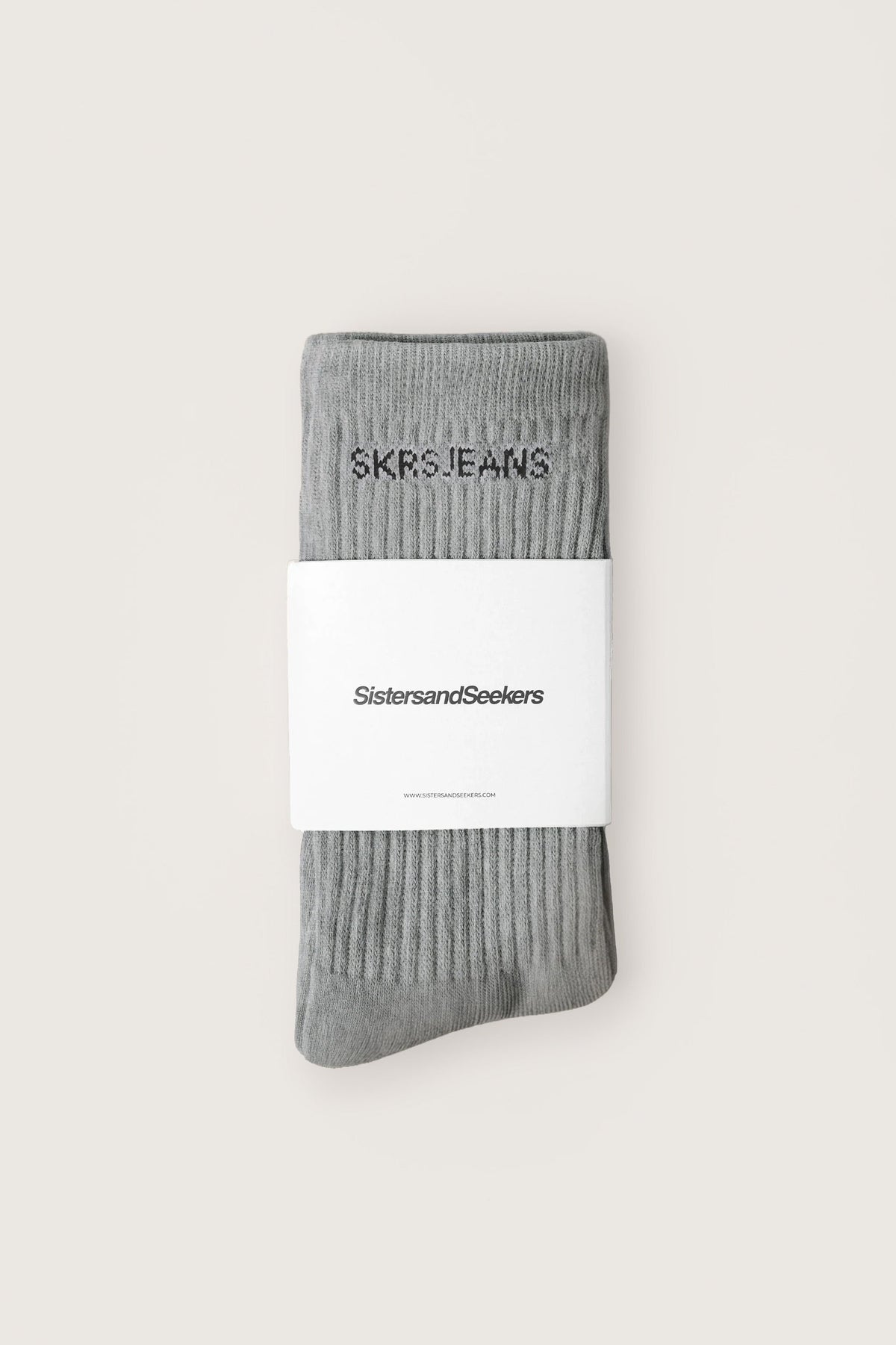 SKRS Classic Crew Socks in Grey