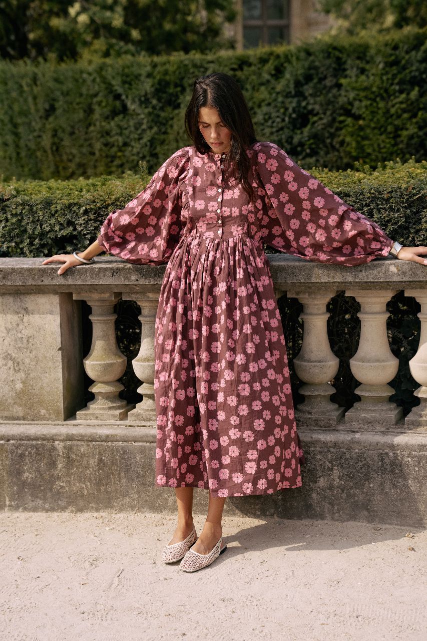 Anika Maxi Dress ~ Pink Cosmos