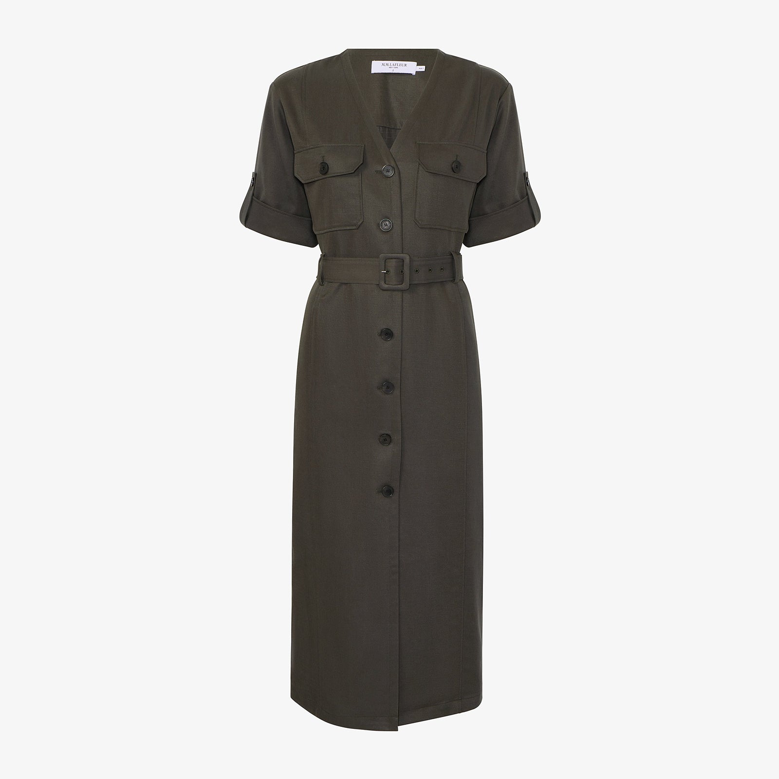 Artemis Safari Dress - Everyday Twill :: Anchor