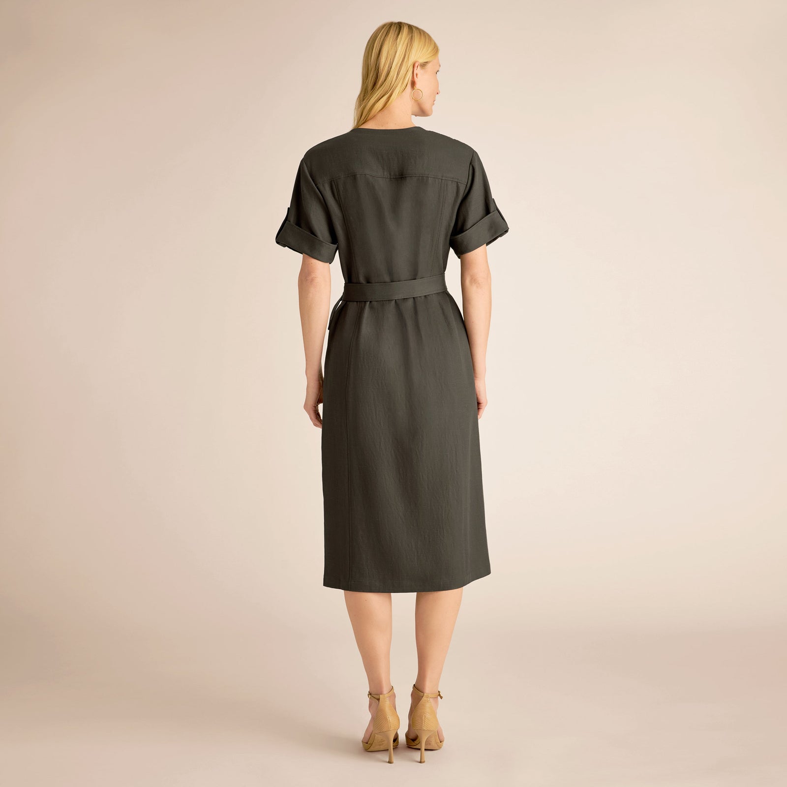 Artemis Safari Dress - Everyday Twill :: Anchor