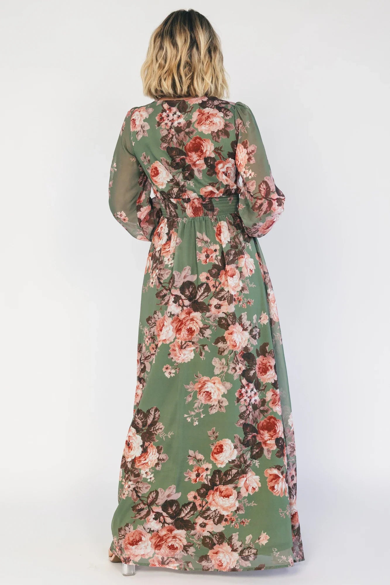 Adira Maxi Dress | Green Floral
