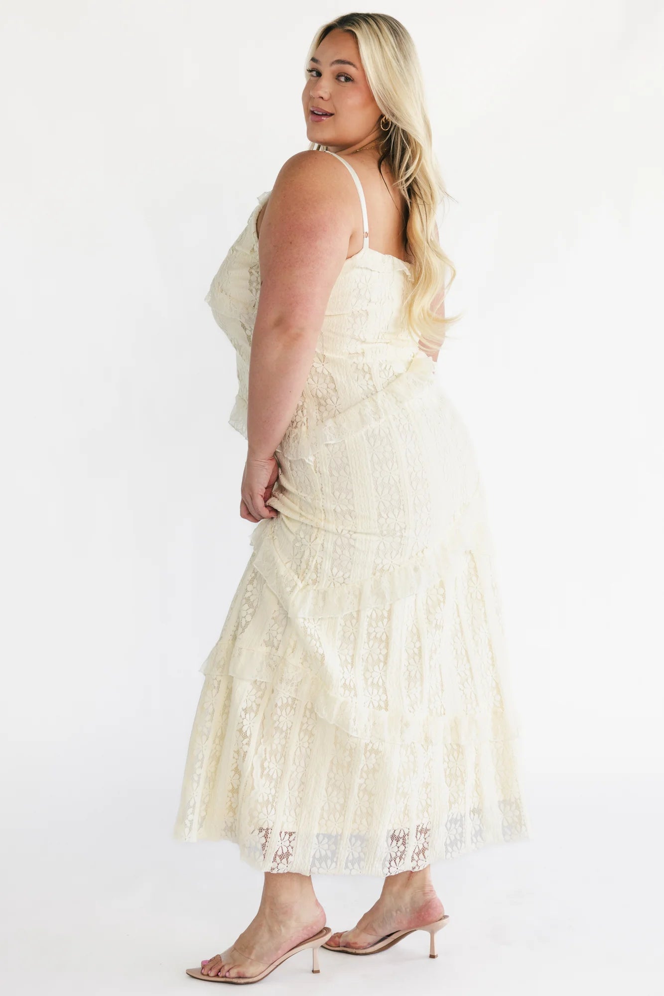 Annabelle Lace Maxi Dress | Cream