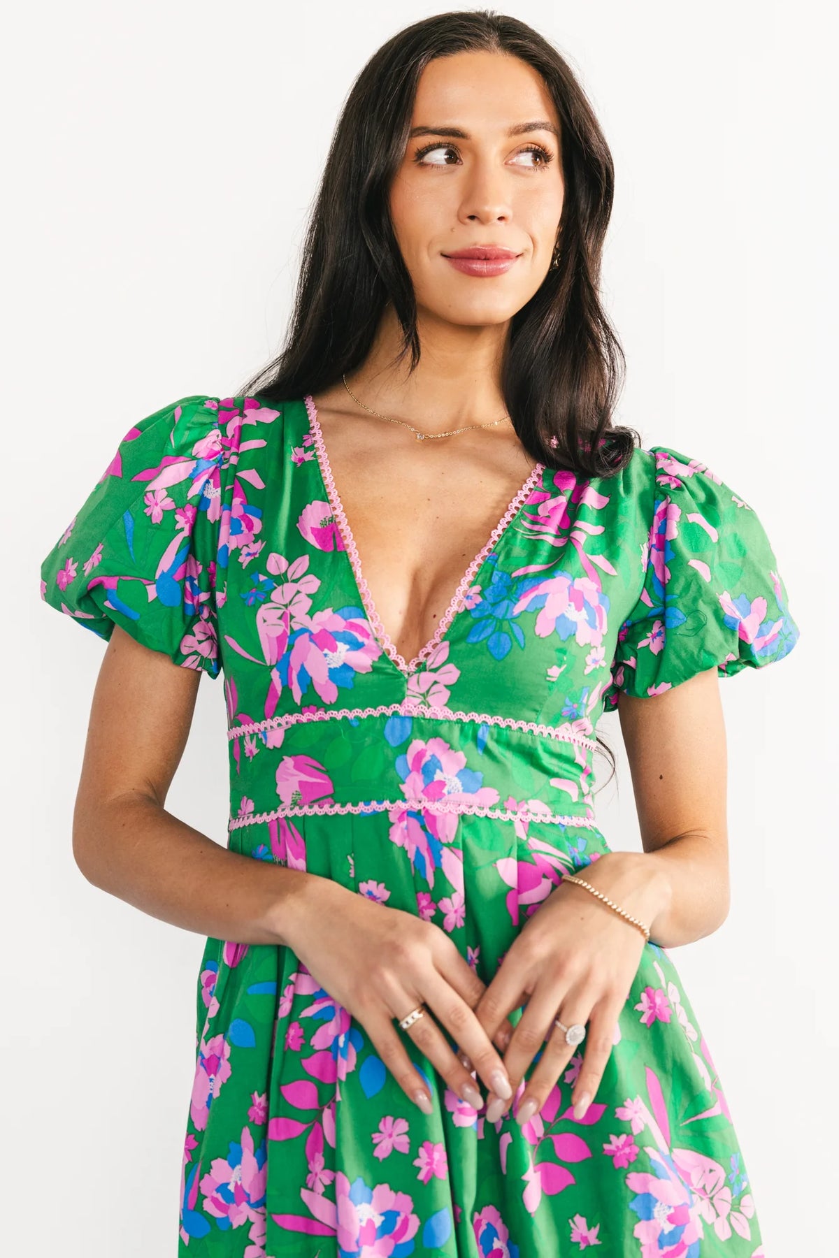 Anya Maxi Dress | Green Multi Print