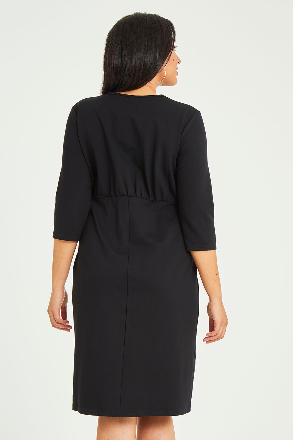 Belle Ponte Everywear Dress - Black