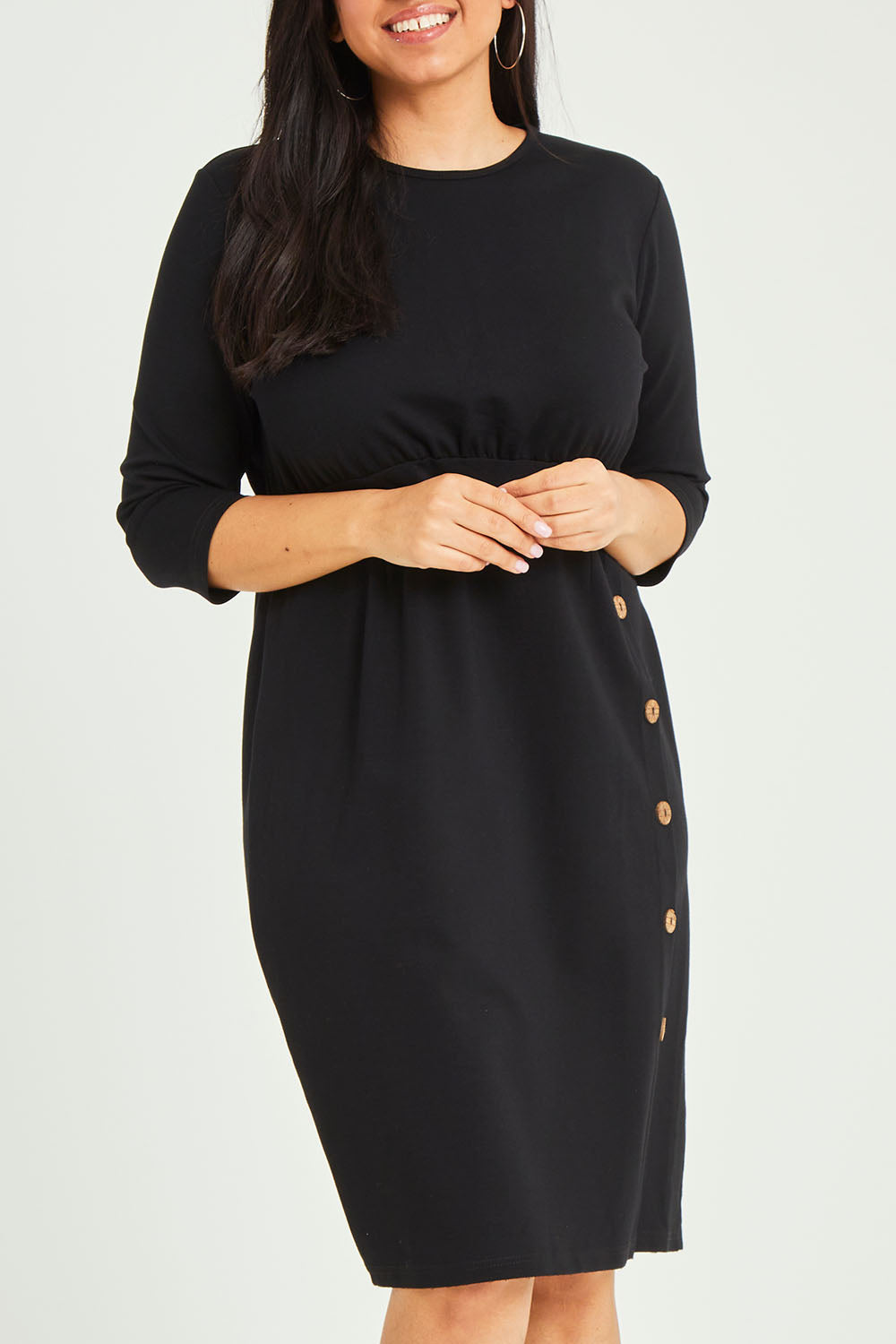 Belle Ponte Everywear Dress - Black
