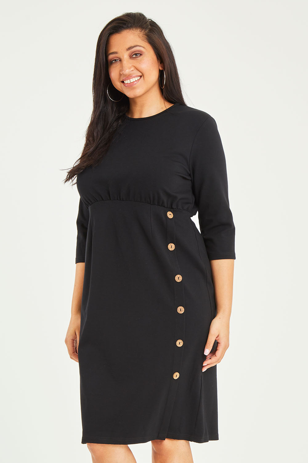 Belle Ponte Everywear Dress - Black
