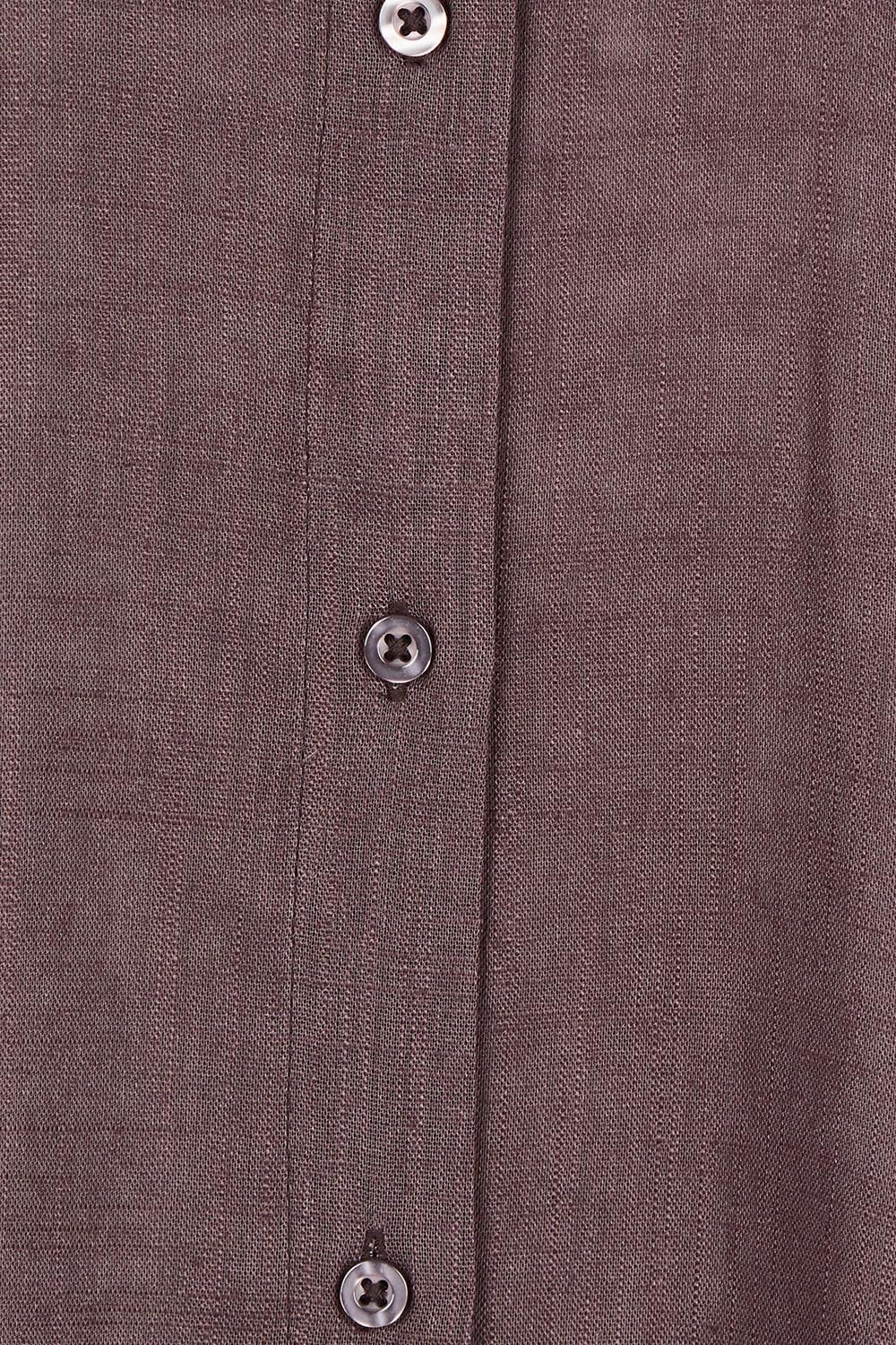 Belle 3 Way Linen Blend Shirtmaker Dress - Deepcocoa