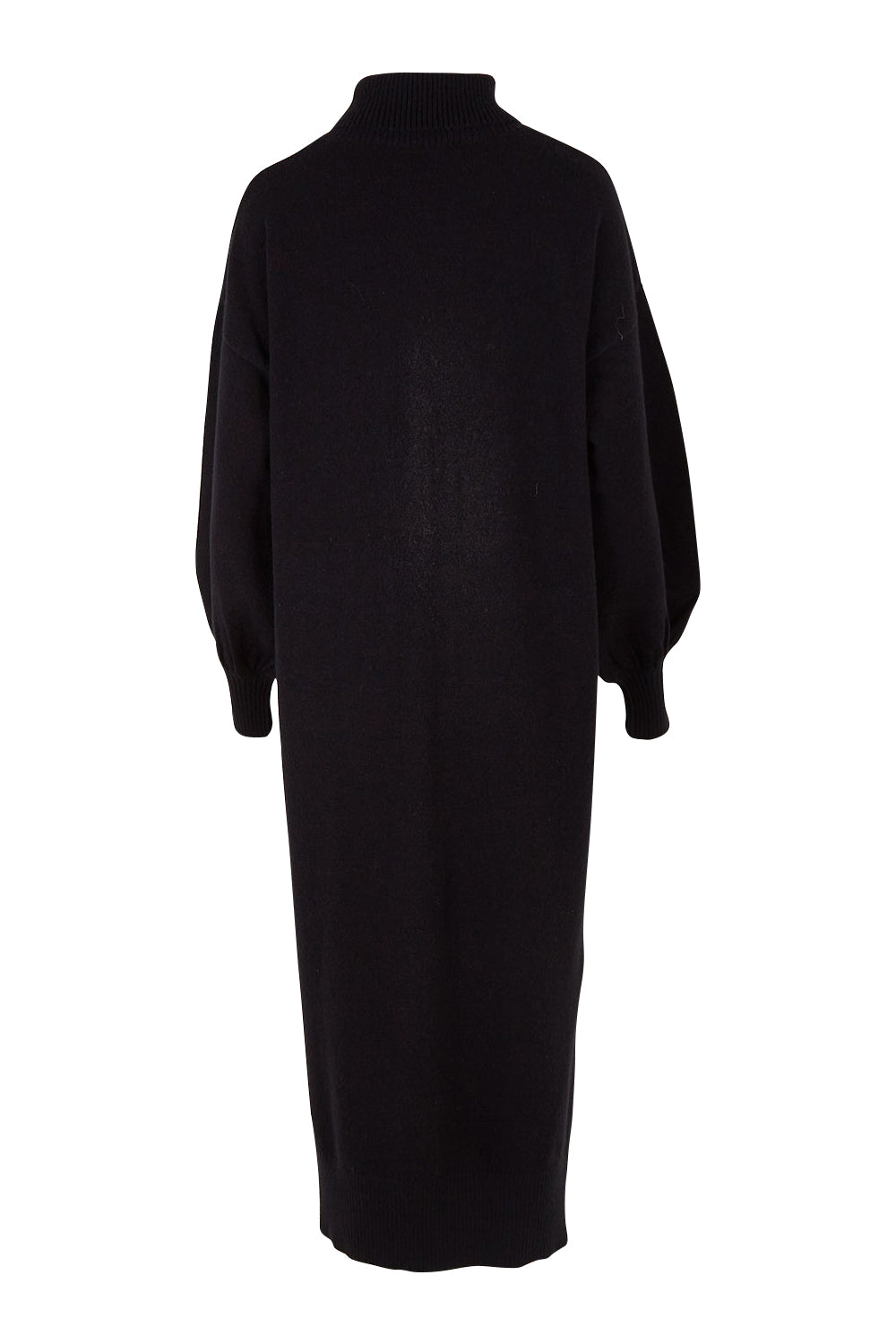 Cool Order Balloon Sleeve Dress - Black