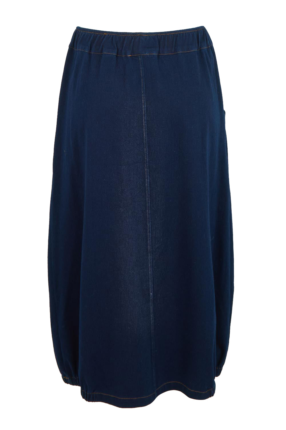 Bubble Delight Pull On Denim Look Skirt – Darkdenim