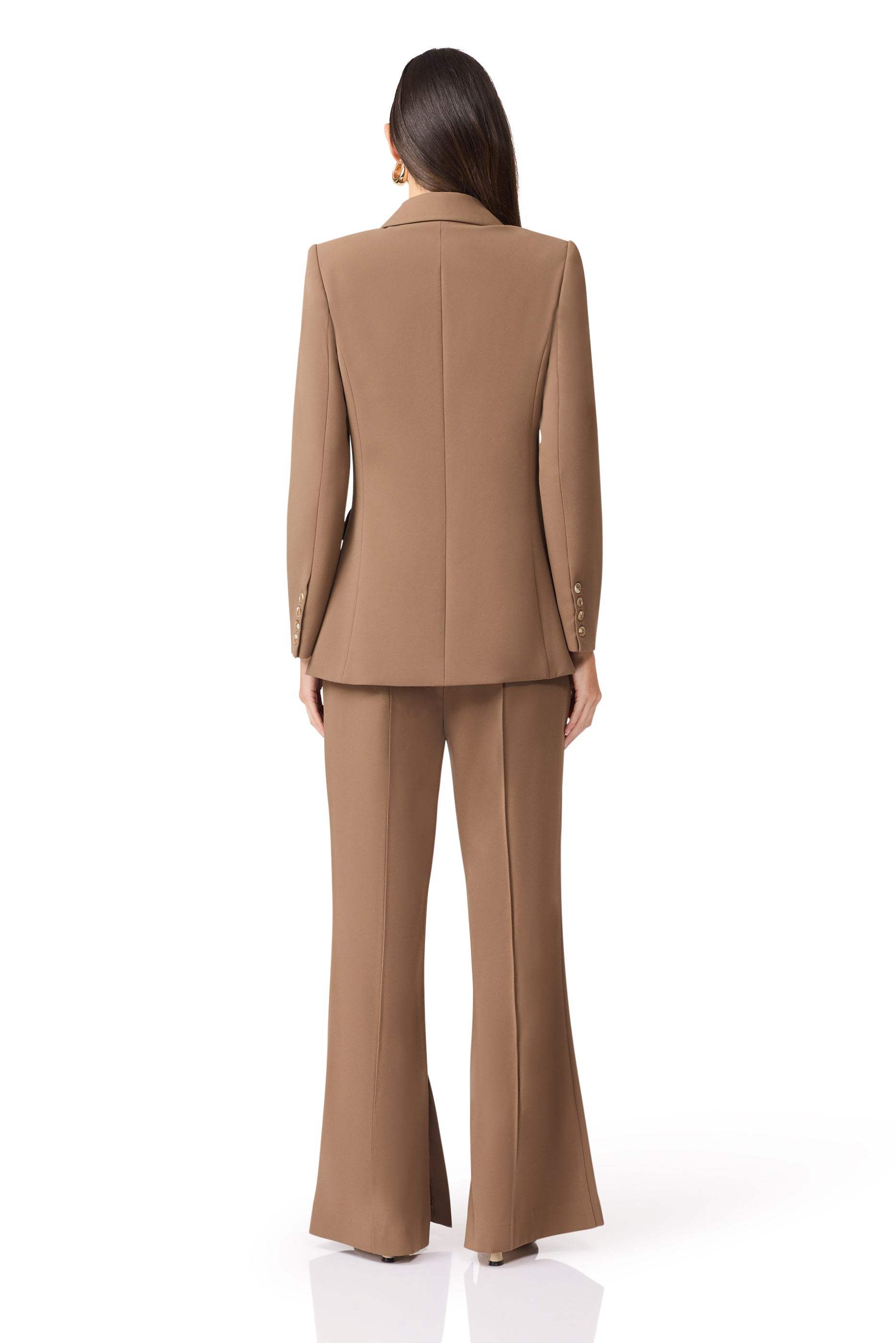 CURAAE Sandy Suit Trouser In Brown