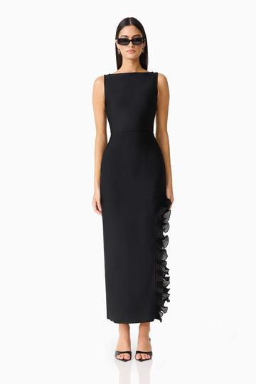 CURAAE Catiana Maxi Dress in Black