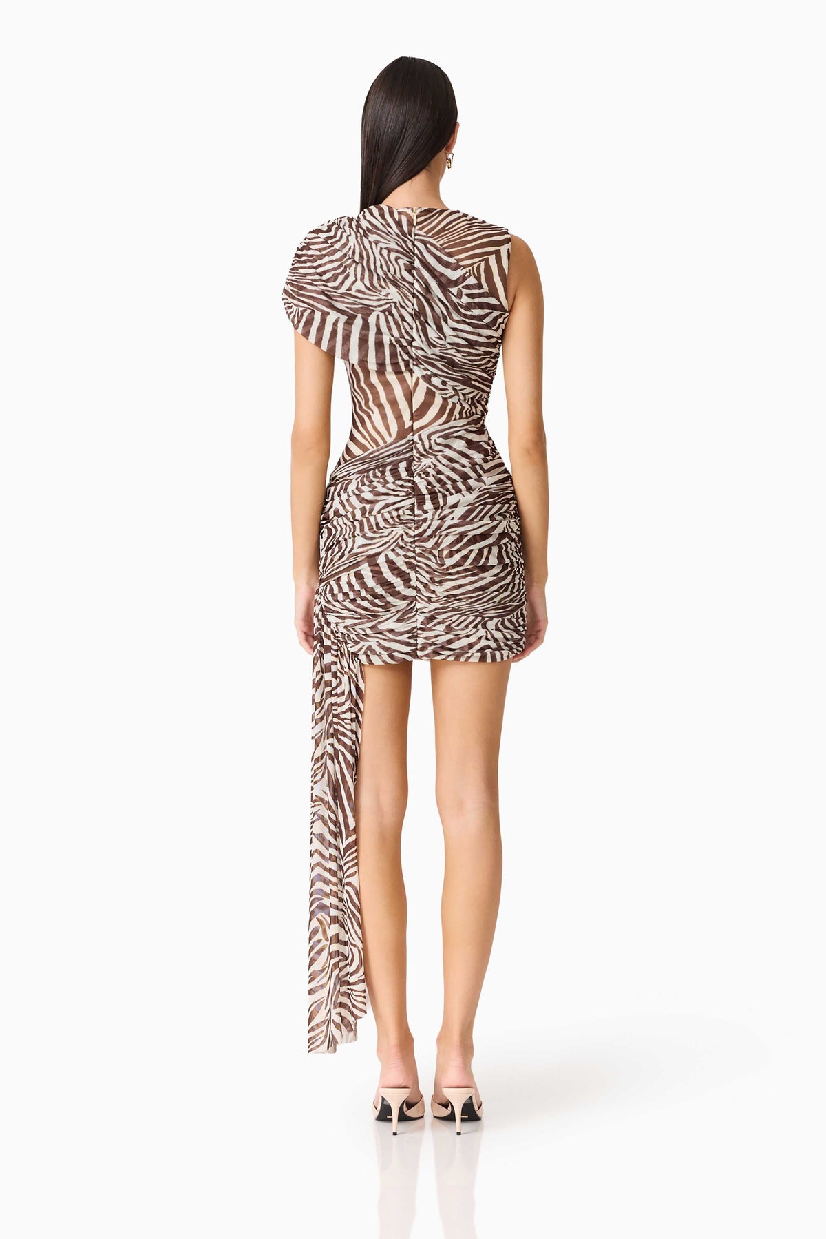 CURAAE Arabelle Mini Dress in Zebra Print
