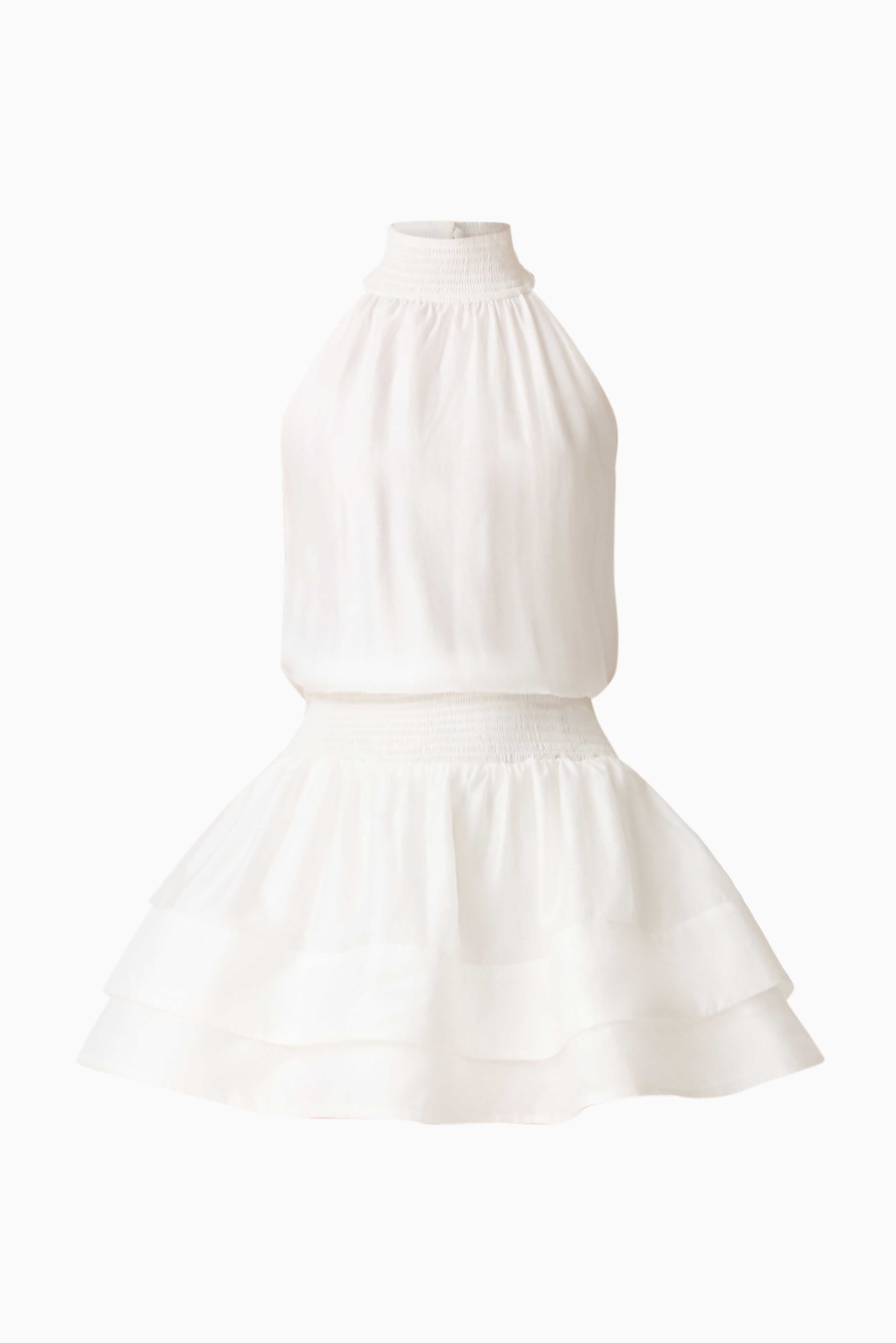 CURAAE Estrella Mini Dress in White