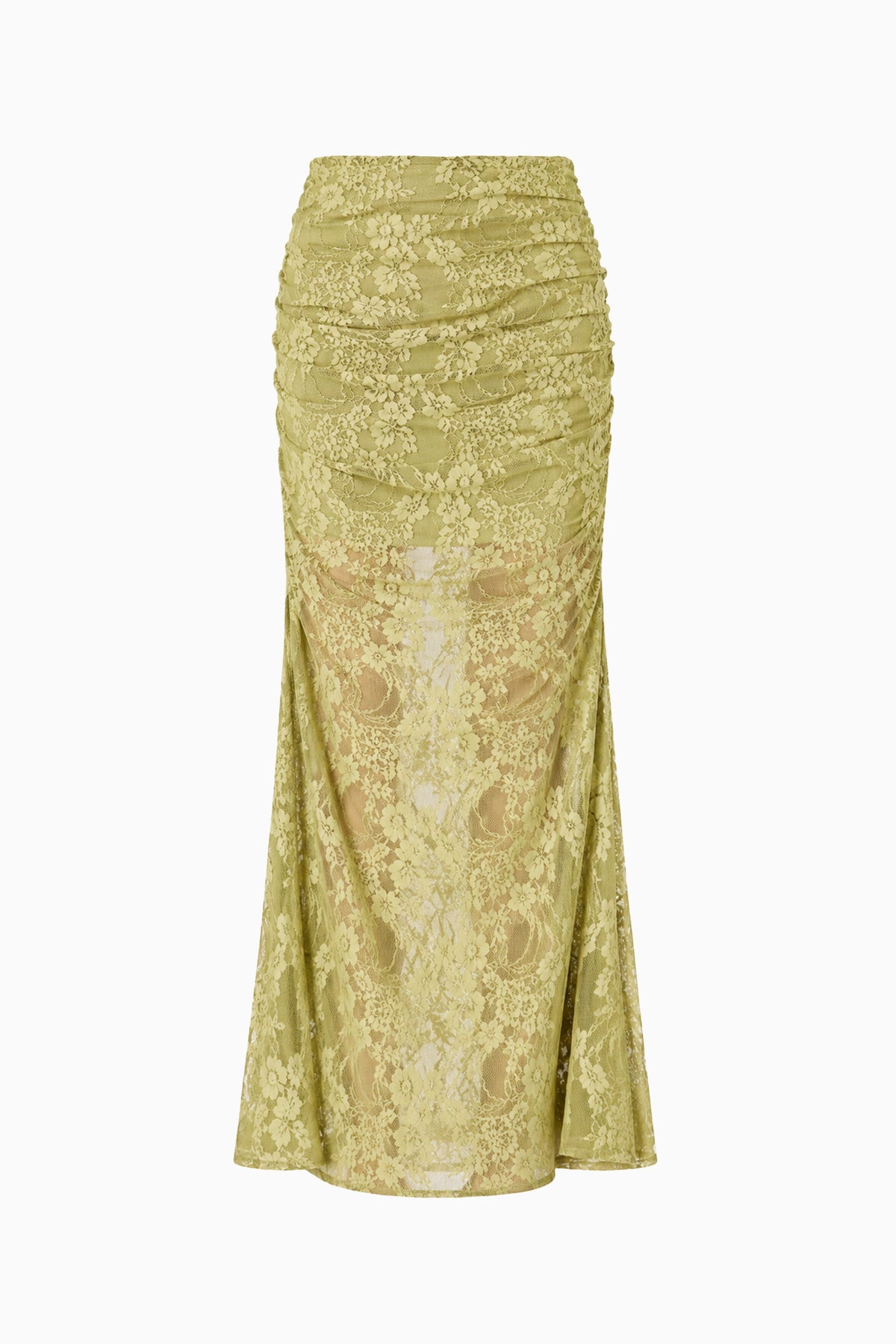 CURAAE Fiorella Skirt in Pistachio Green