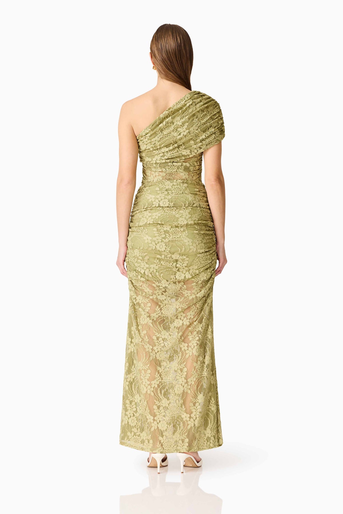 CURAAE Fiorella Skirt in Pistachio Green
