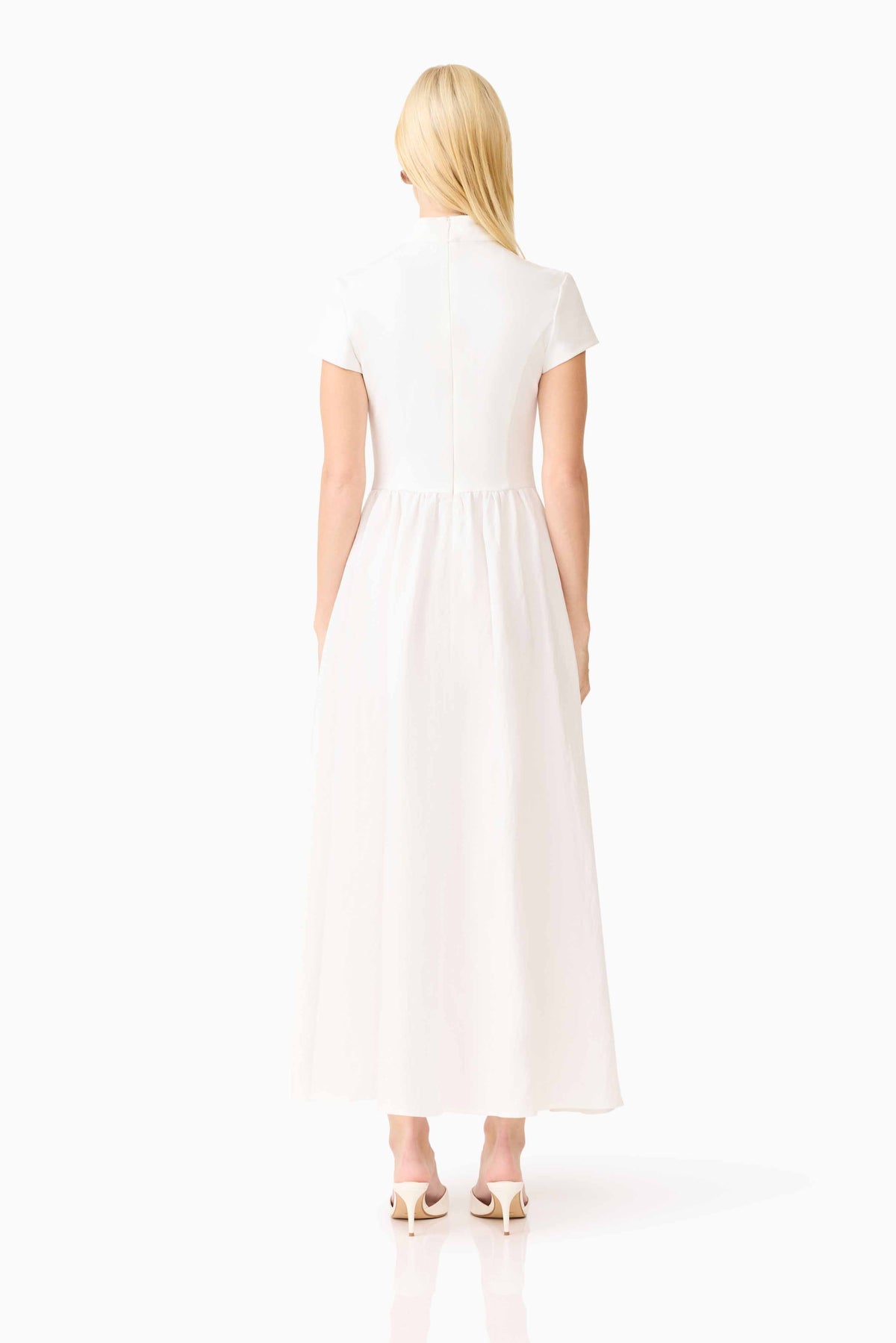 CURAAE Amaris Midi Dress in White