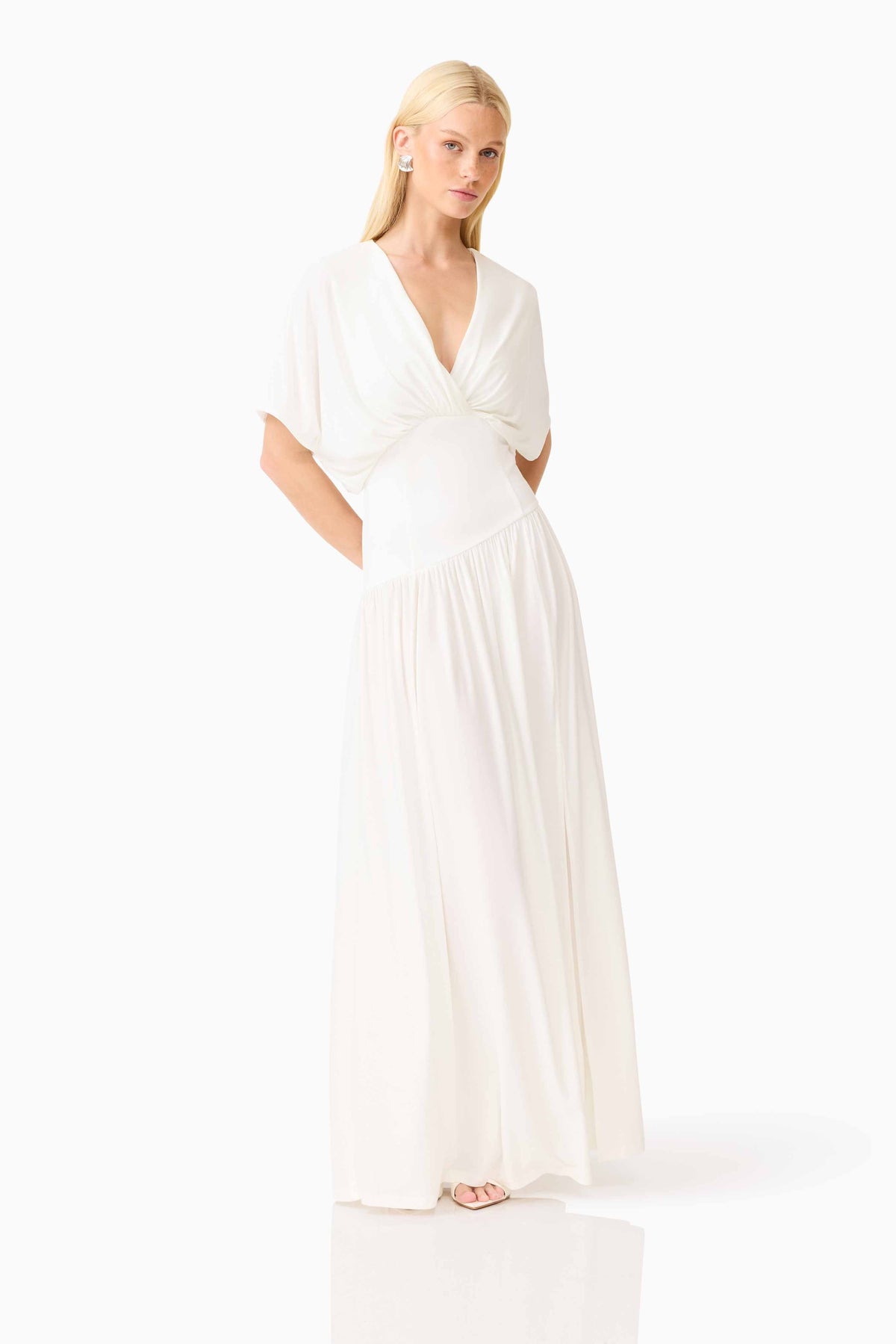 CURAAE Amaris Maxi Dress in White