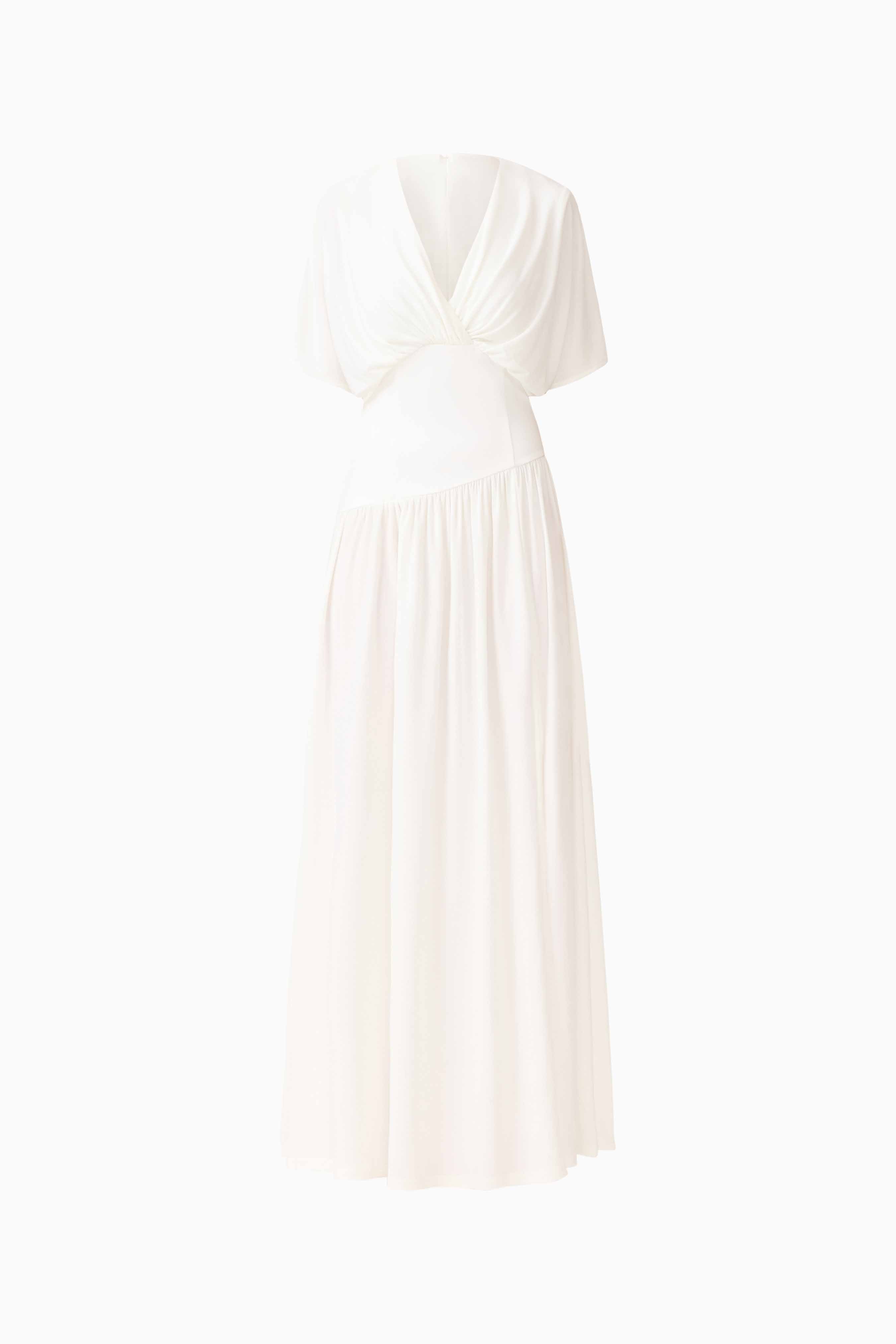 CURAAE Amaris Maxi Dress in White
