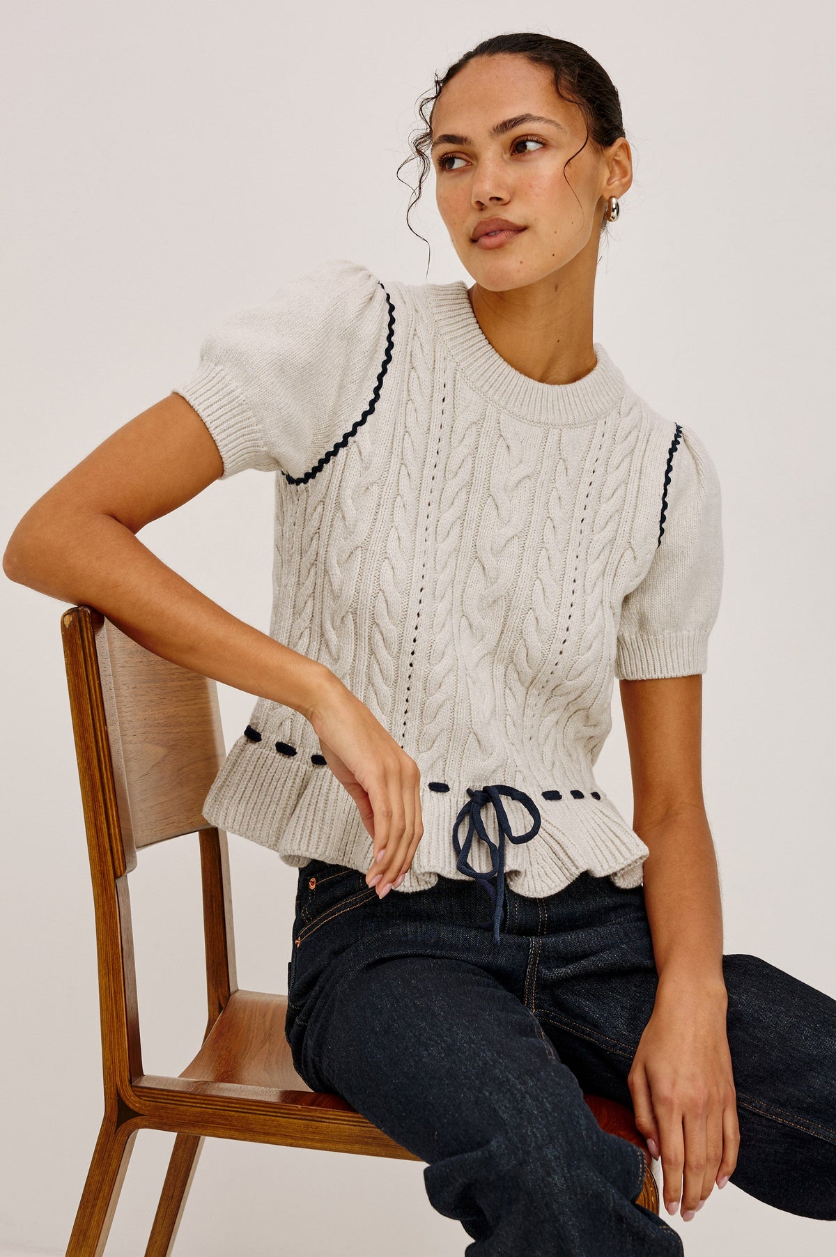 Chandi Sweater - Heather Oat