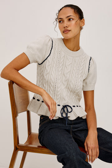 Chandi Sweater - Heather Oat